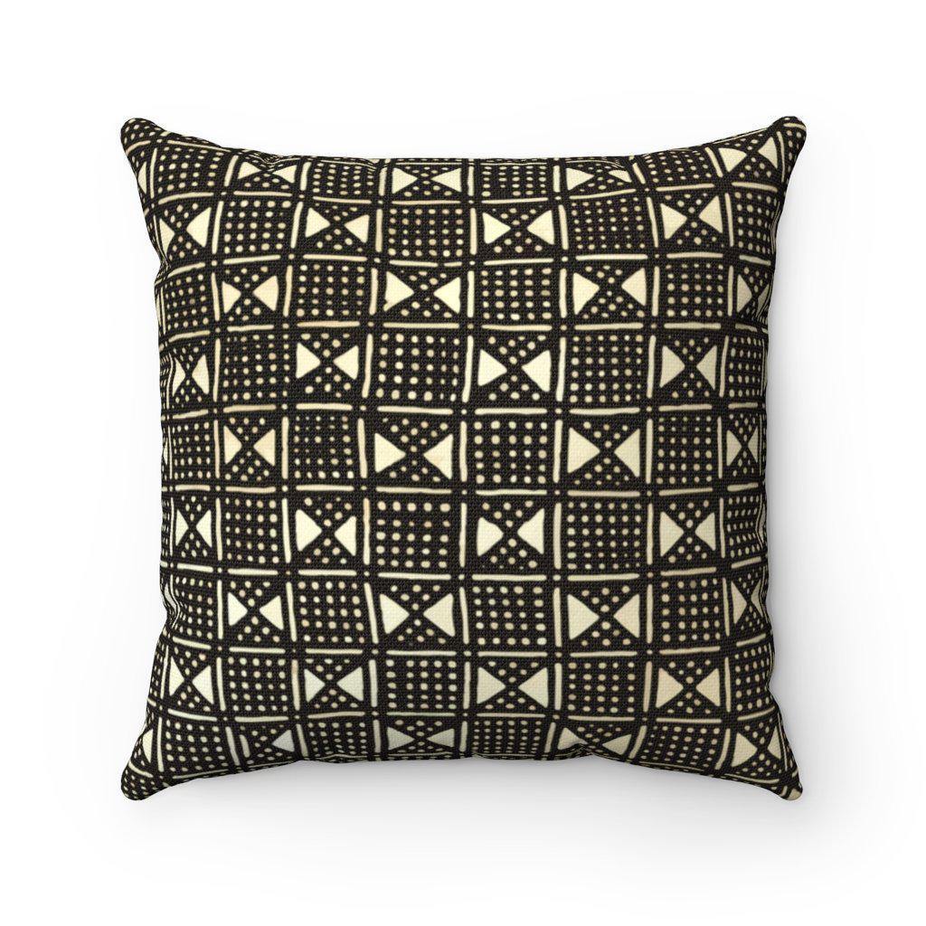 Tribal Pillow 20" x 20" Bogolan (Mali) Inspired Modern Tribal Pillows | Various Sizes