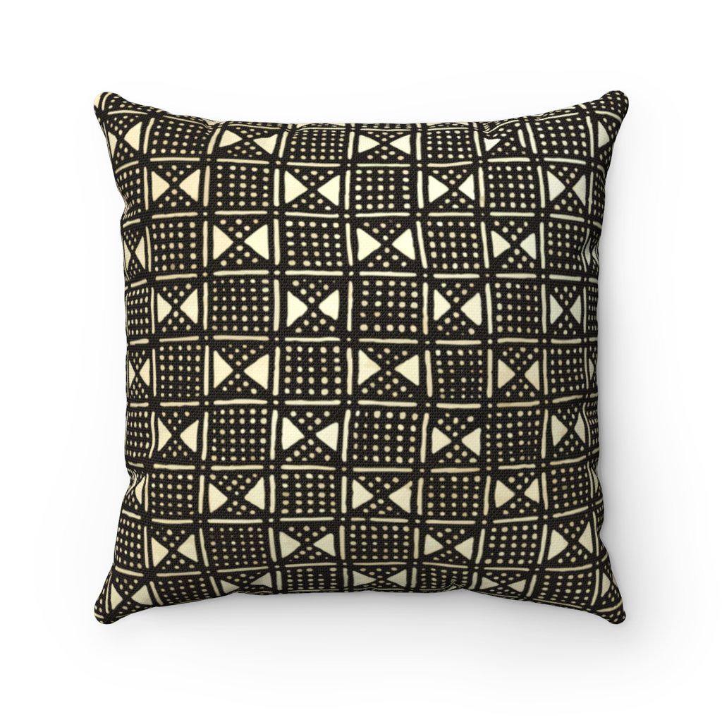 Bogolan (Mali) Inspired Modern Tribal Pillows | Various Sizes