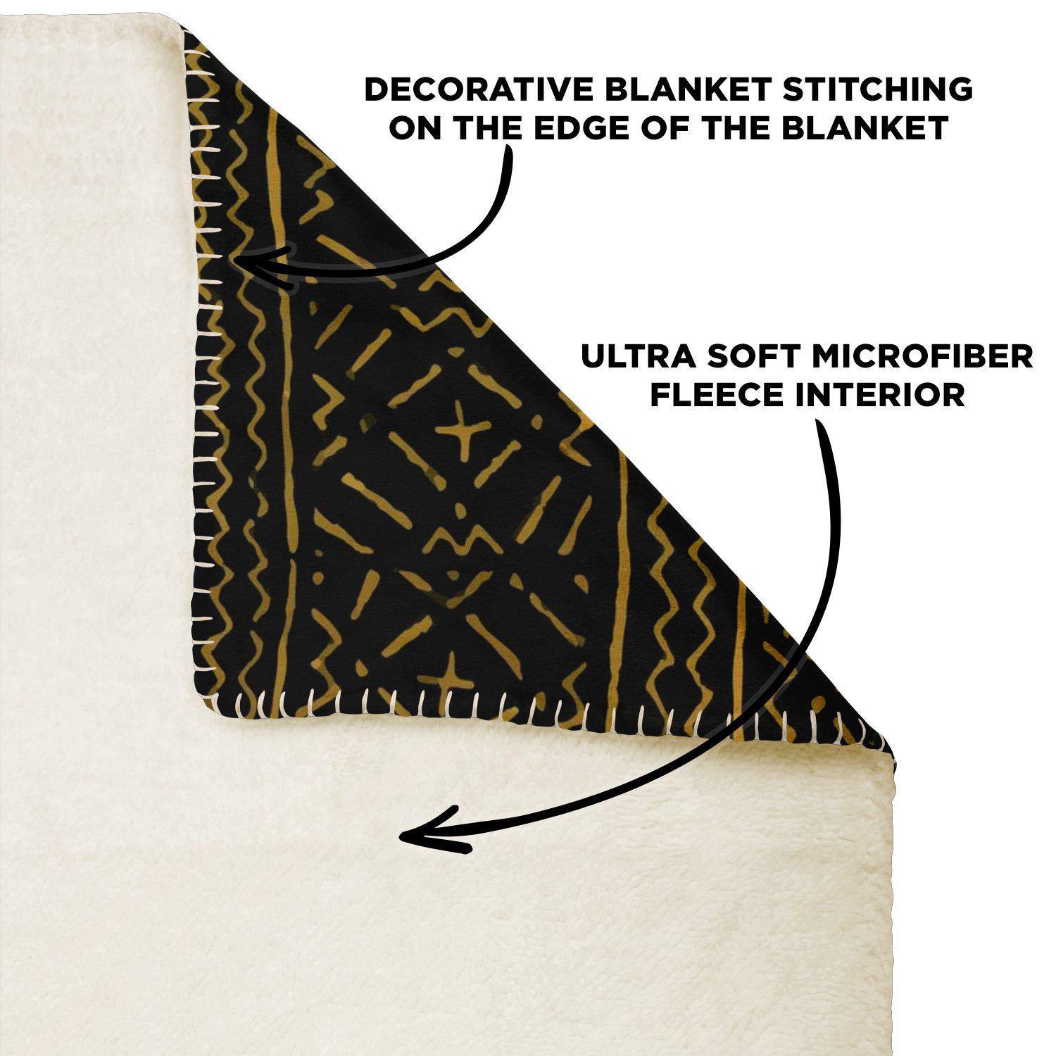 BOGOLAN (MALI) TRADITIONAL DESIGN | African Blanket
