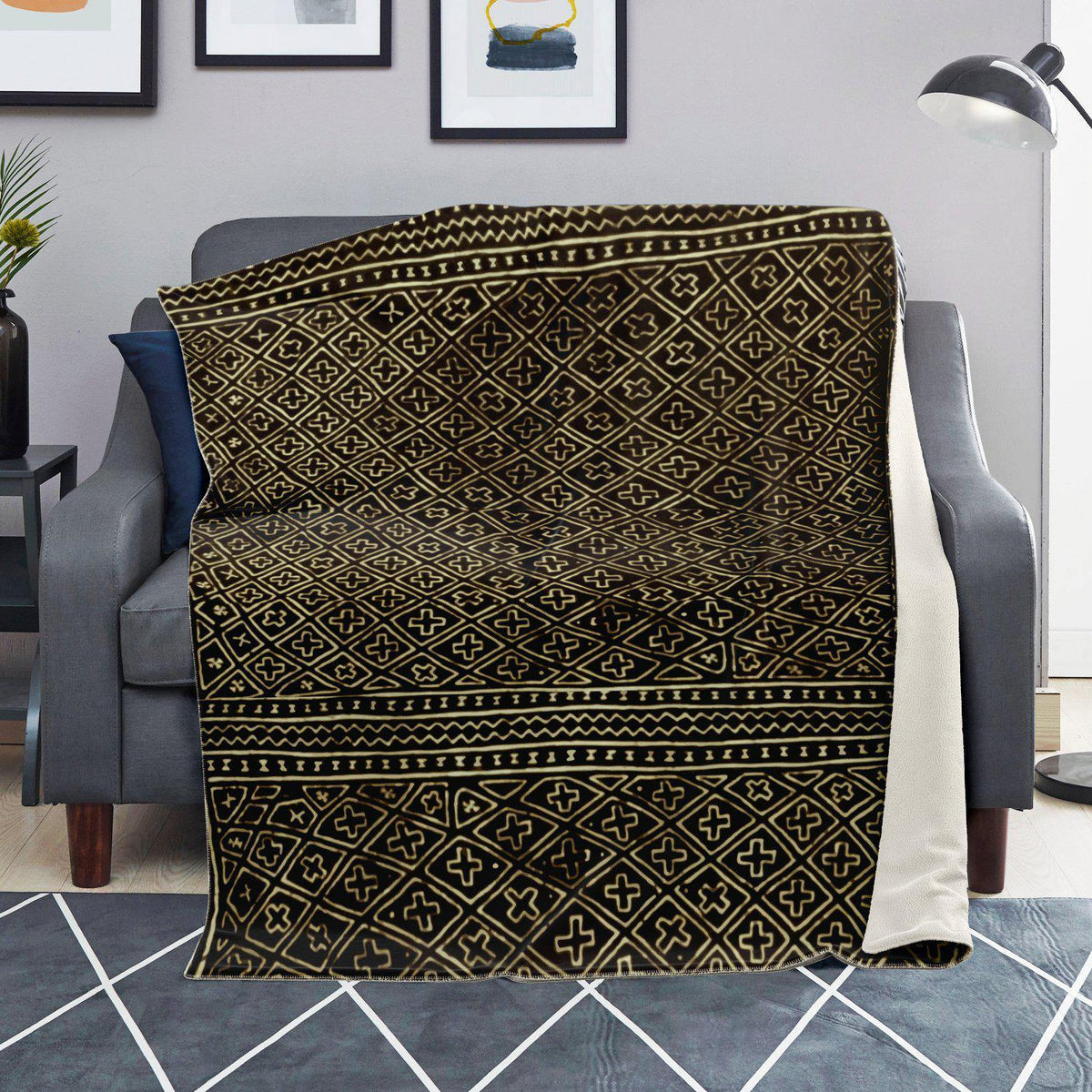 BOGOLAN (MALI) TRADITIONAL DESIGN | African Blanket