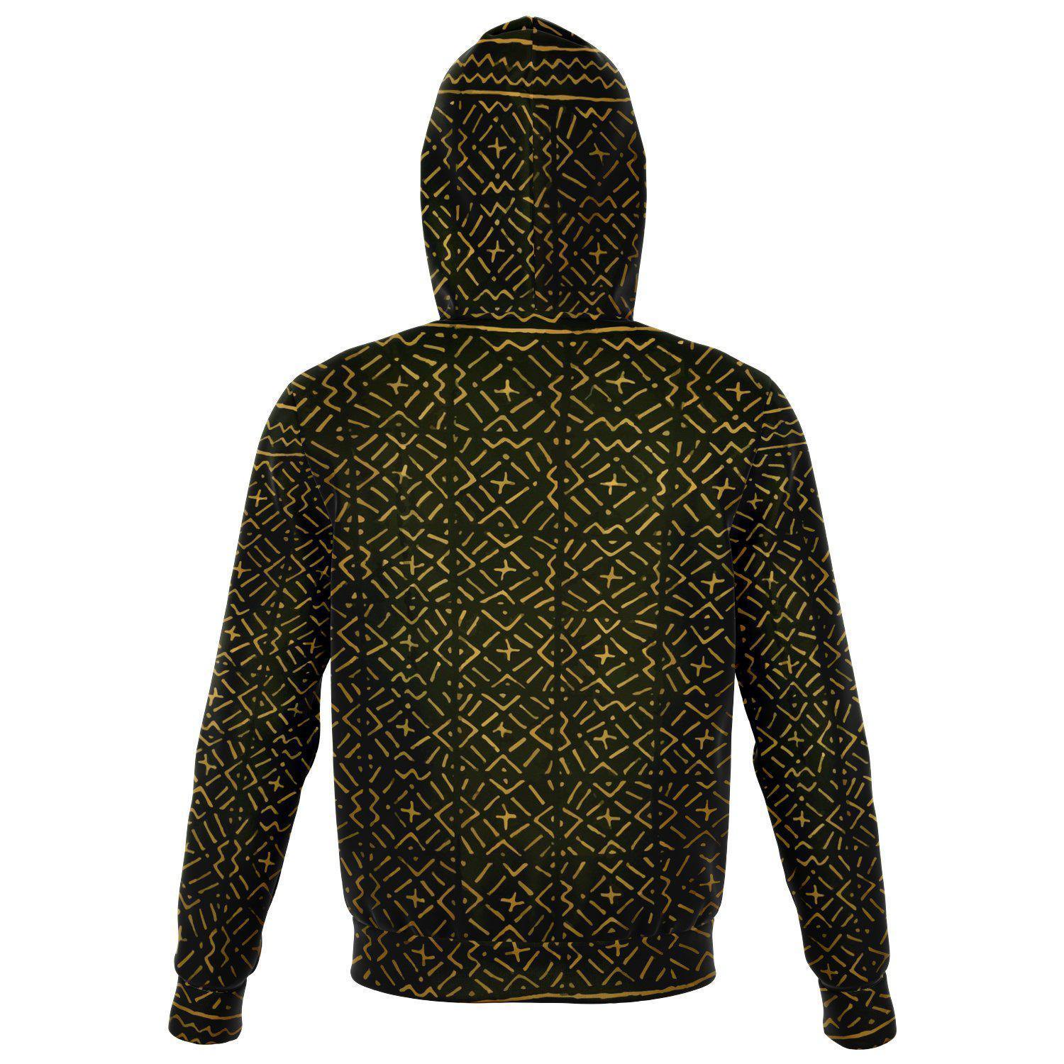 Tribal Hoodie XS Bogolan (Mali) Traditional Design | Tribal Hoodie