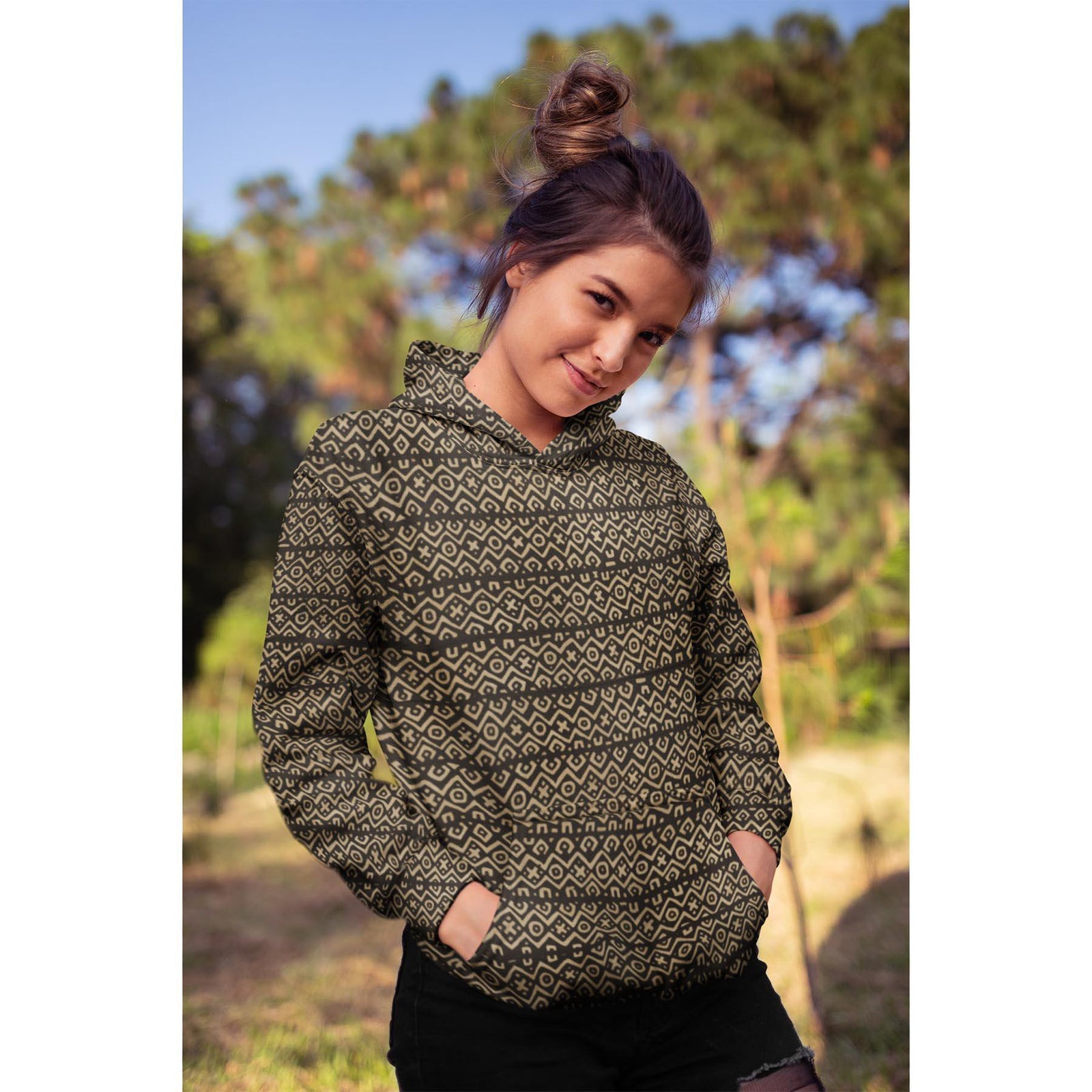 Bogolan (Mali) Traditional Design | Tribal Hoodie