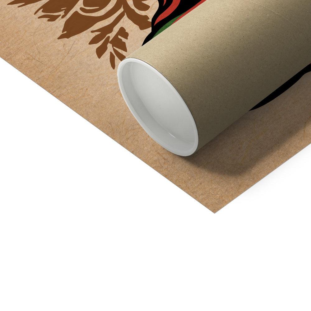 Buddha Dharma Ganja Buddhist Tantra | Weed Cannabis 420 Herbal Medicine Decor | Reggae Rasta Colors Giclée Fine Art Print