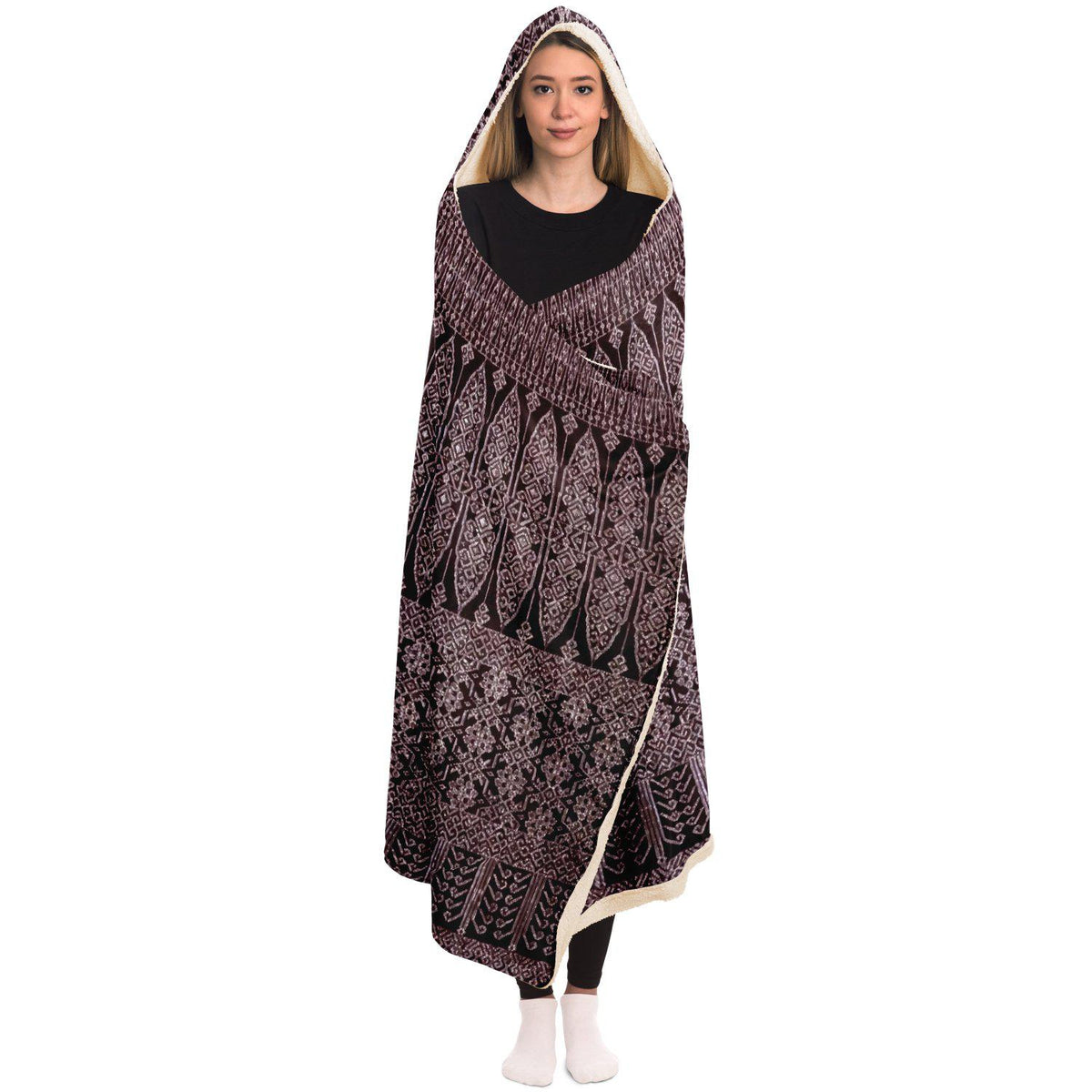 Byzantine Contemporary Hooded Blanket Design