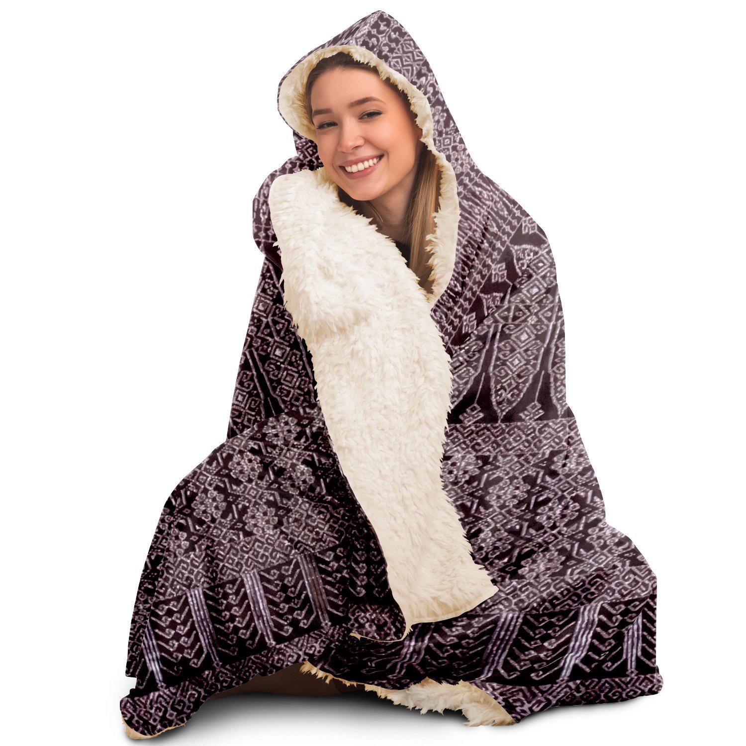 Hooded Blanket - AOP Byzantine Contemporary Hooded Blanket Design