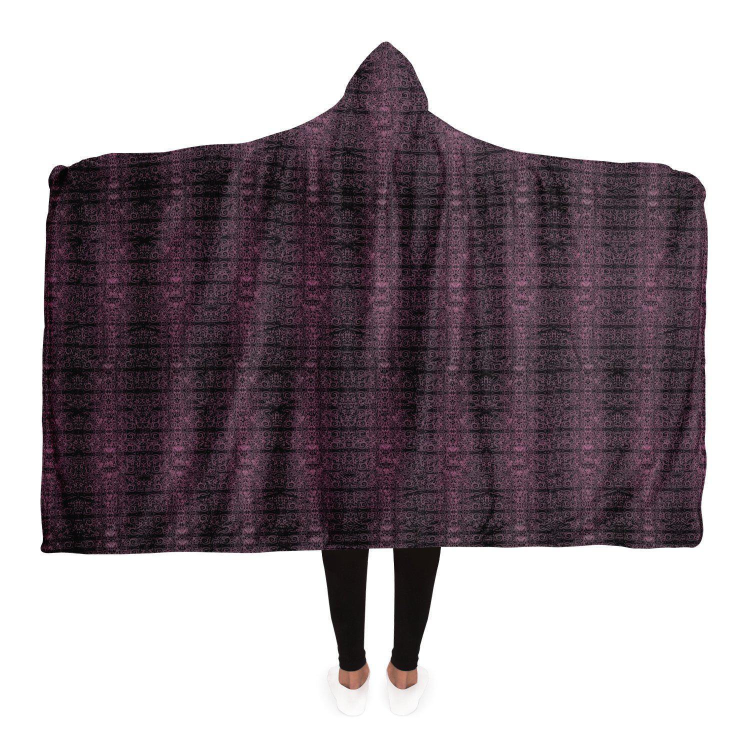 Hooded Blanket - AOP Adult / Premium Sherpa Byzantine Contemporary Hooded Blanket