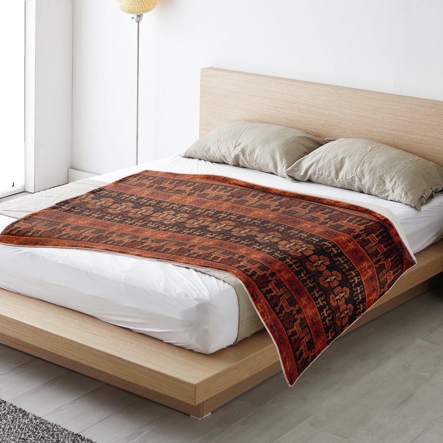 CEREMONIAL IKAT DESIGN, SUMBA, INDONESIA | Sherpa Fleece Blanket