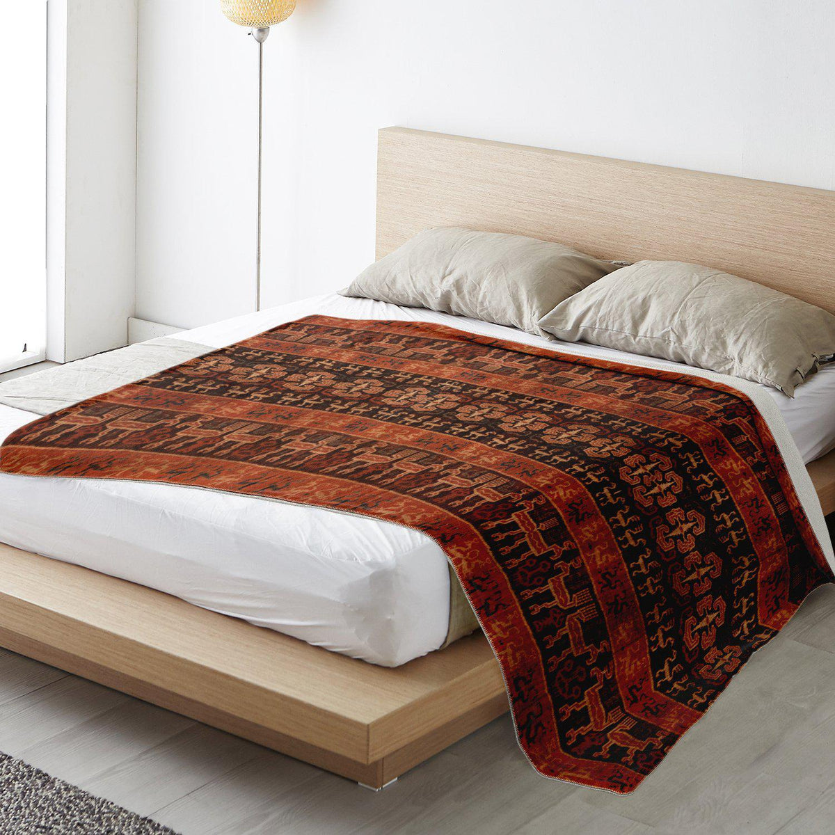 CEREMONIAL IKAT DESIGN, SUMBA, INDONESIA | Sherpa Fleece Blanket