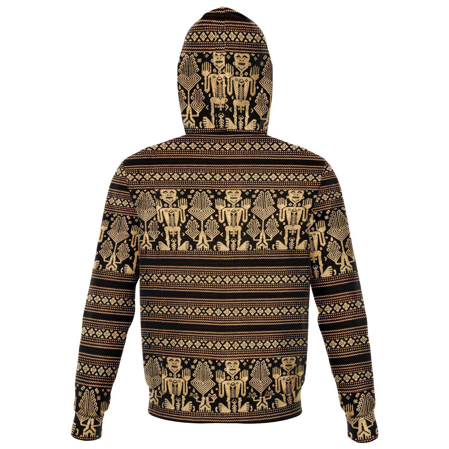 Tribal Hoodie XS Ceremonial Ikat Design, Sumba, Indonesia | Tribal Hoodie