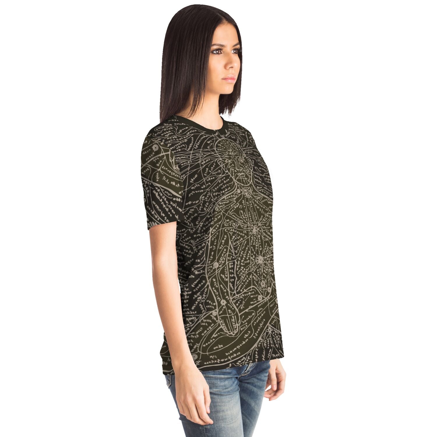 Chakra and Qi-Meridian Chart | Kundalini Yoga Chakra balancing | Meridians Qi Prana Life Energy | Vintage Indian T-Shirt Graphic Tee