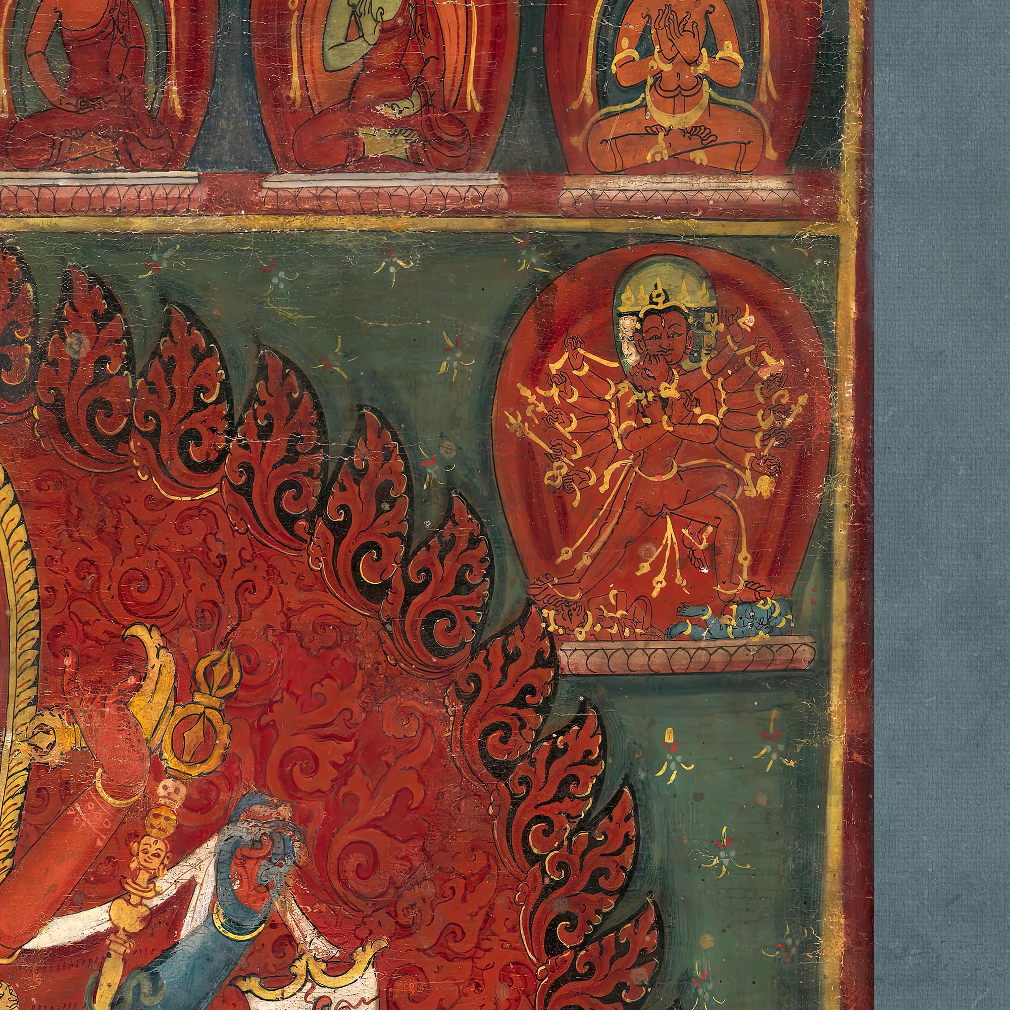 Fine art Chakrasamvara and Vajravahi Hindu and Buddhist Deities Tantric Antique Indian Vintage Fine Art Print