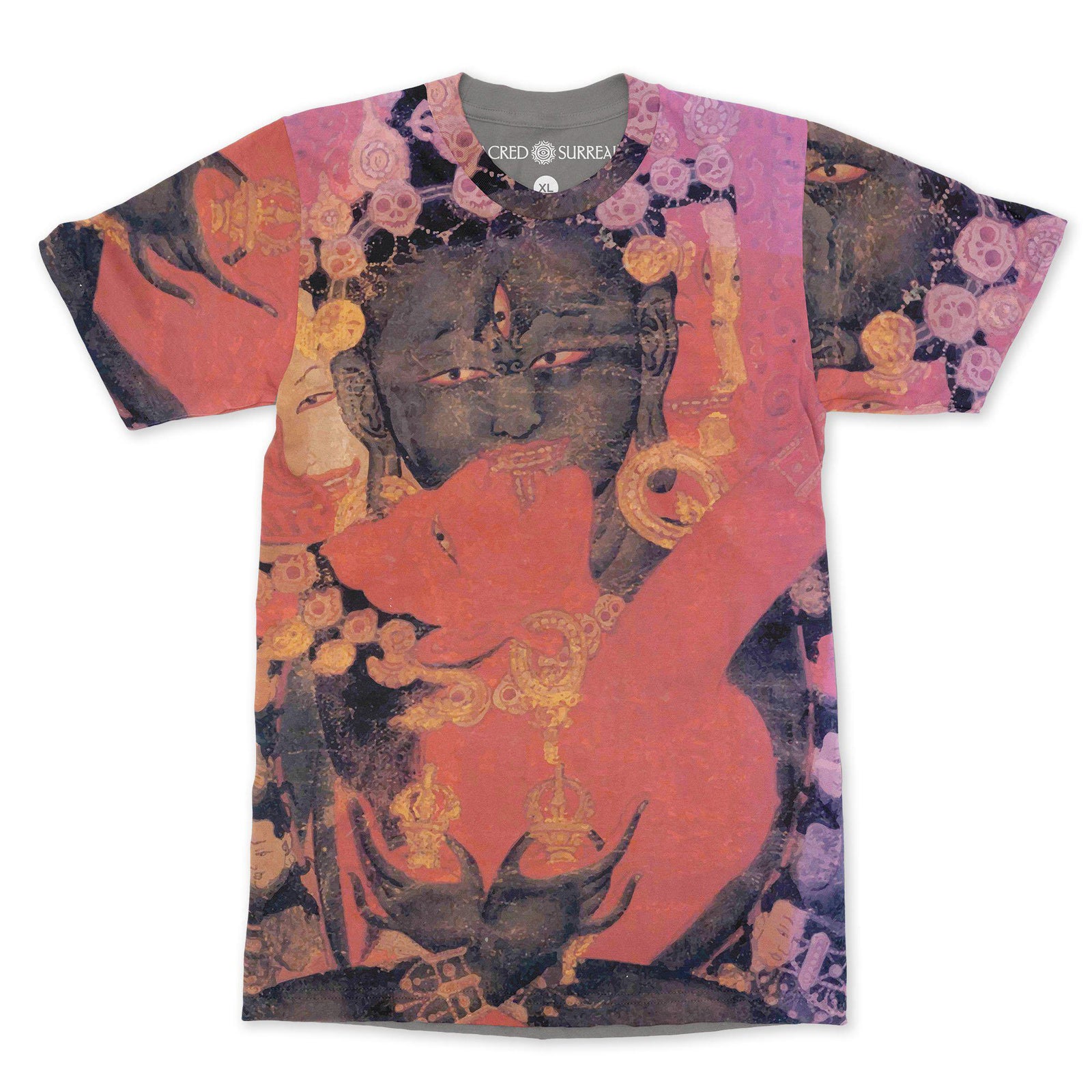 Chakrasamvara and Vajravarahi Tibetan Thangka Yoga Gift, Tantras Eros Erotic Buddhist Vintage Antique T-Shirt Tee