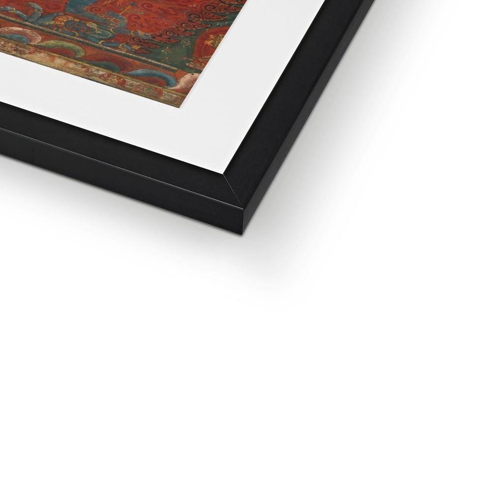 Chakrasamvara and Vajravarahi (Vajrayogini) | Tantric Framed Print