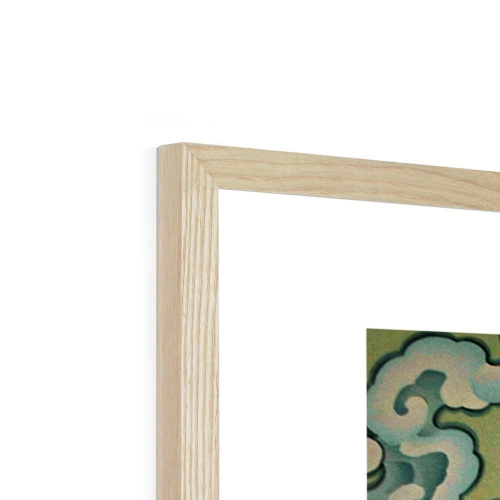 Citipati, Tibetan Protector, Thangka, Skeleton Lord and Lady of the Cemetery Nepal Buddhist Decor Wall Art Framed Art Print