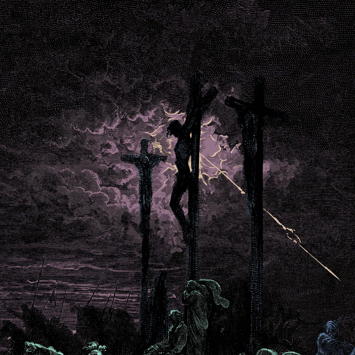 The Crucifixion of Jesus by Gustave Doré | Biblical Christian Passion of Christ Spiritual Wall Art Gift Vintage Fine Art Print