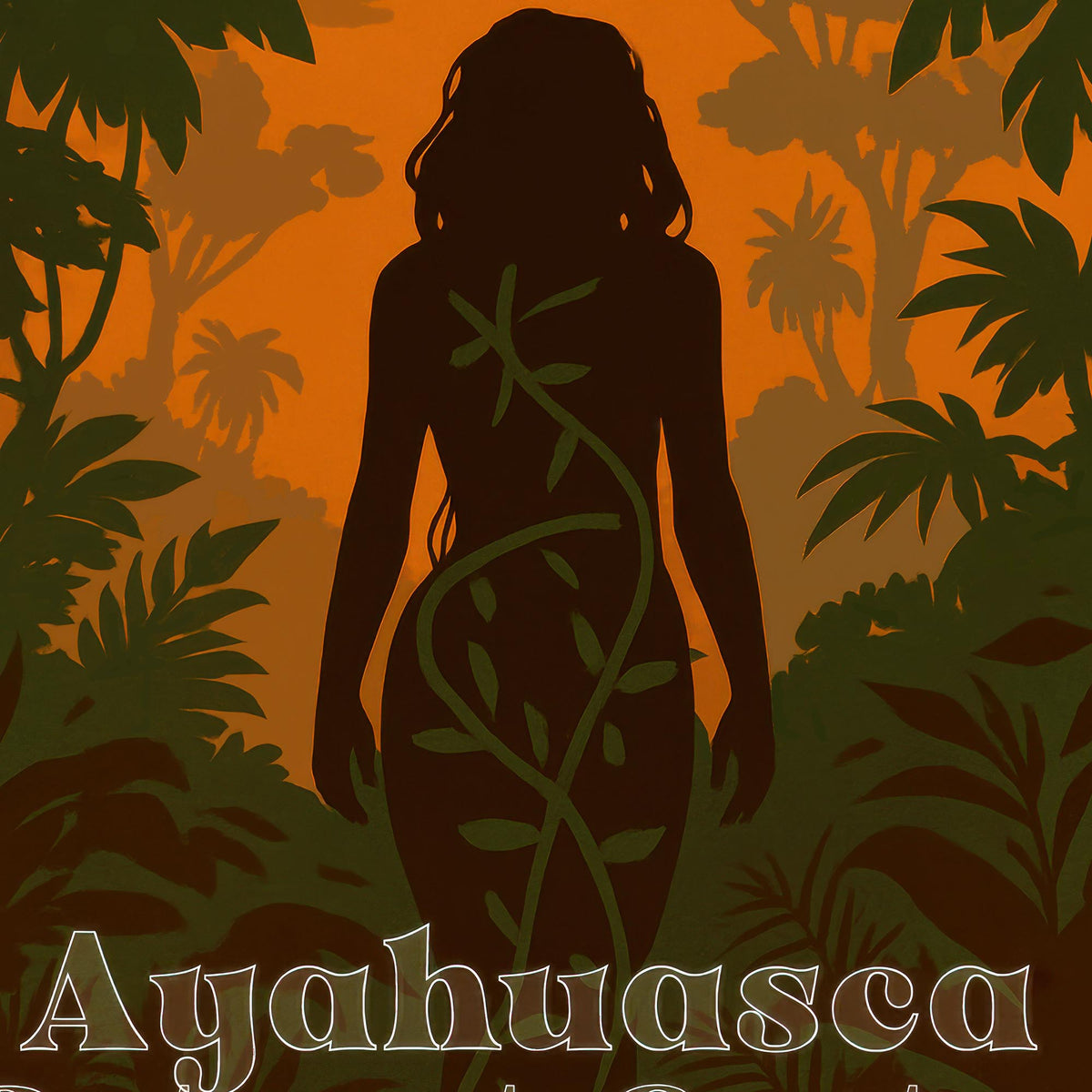 Heal Your Inner Child | Ayahuasca Inner Journey Ritual | Vintage Peru Travel Poster Fine Art Print