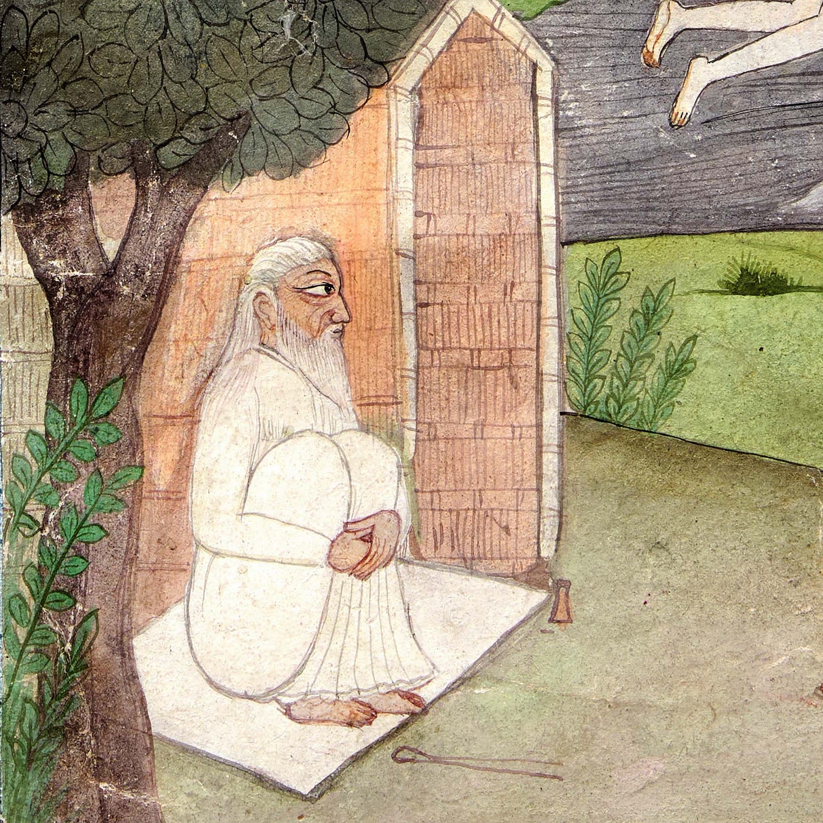 Punjab Folk Painting: Sohni Swimming Across a River | Ancient Indian Love Story | Pastel Watercolor Fine Art Print