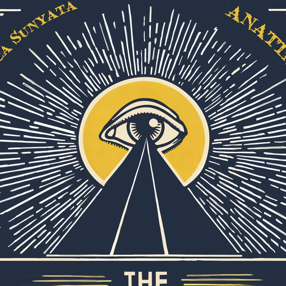 Cosmos Is Made of Mind | Zen Ch'an Buddhist Emptiness Impermanence Dharma | Eye of Provenance Mystical Pyramid Graphic Art T-Shirt