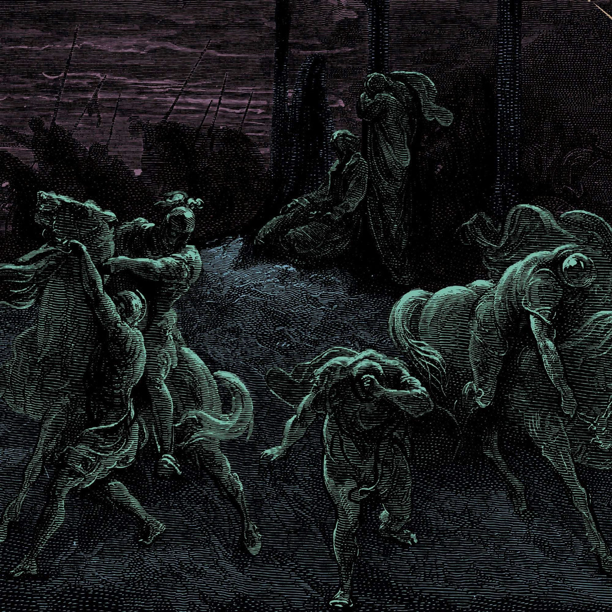 Darkness at the Crucifixion | Gustave Dore Paradise Lost, Dante | Surreal Full Color Eerie Christ Fine Art Print