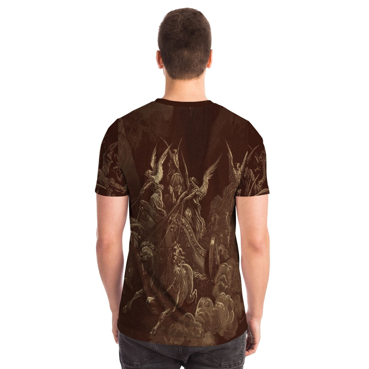 Death on a Pale Horse by Gustave Dore | Apocalypse, Revelations, Armageddon | Four Horsemen, Demonic Graphic Art T-Shirt