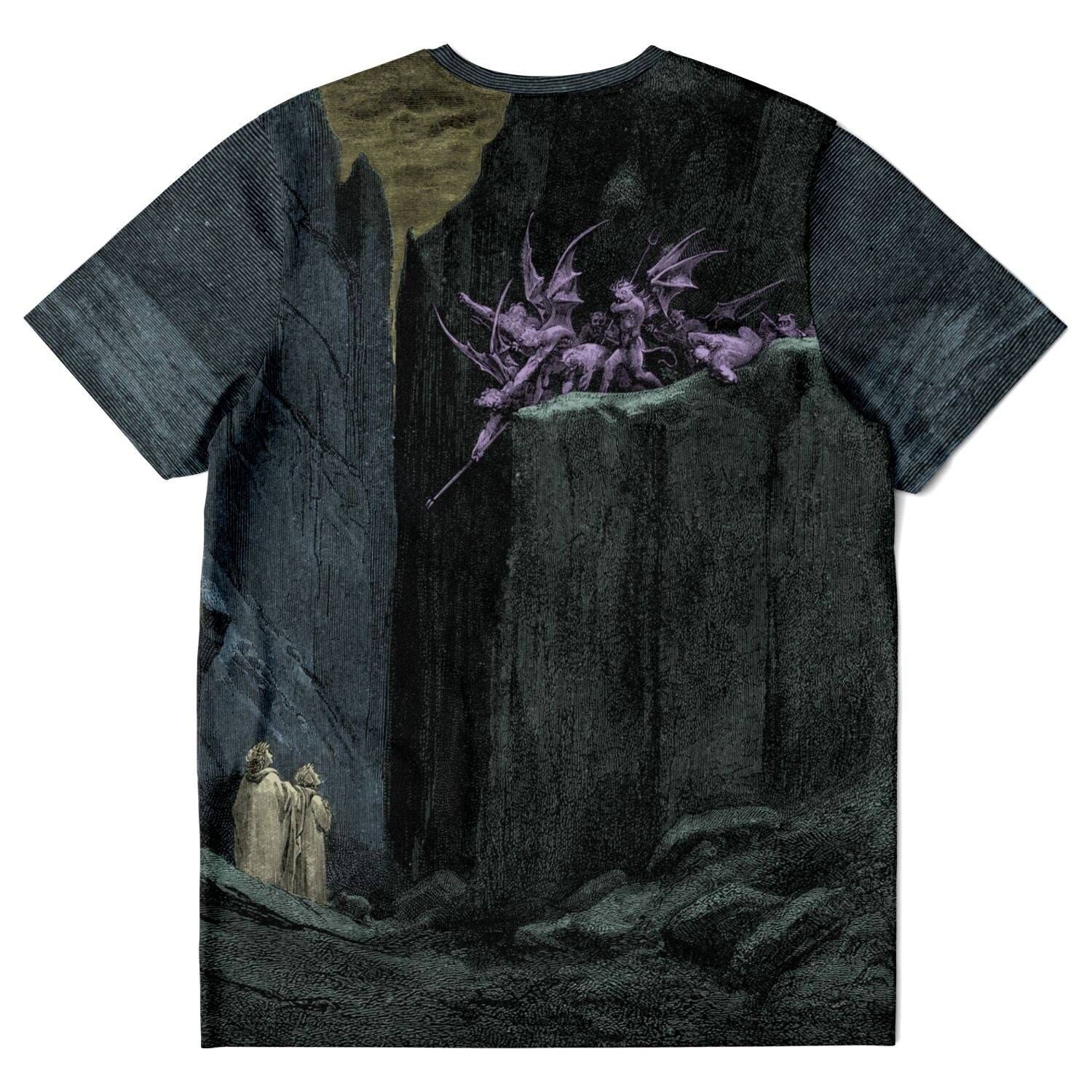 Demons Vs. Angels | The War for Heaven | Better to Reign in Hell, Satan Occult, Gustave Dore Vintage Graphic Art T-Shirt