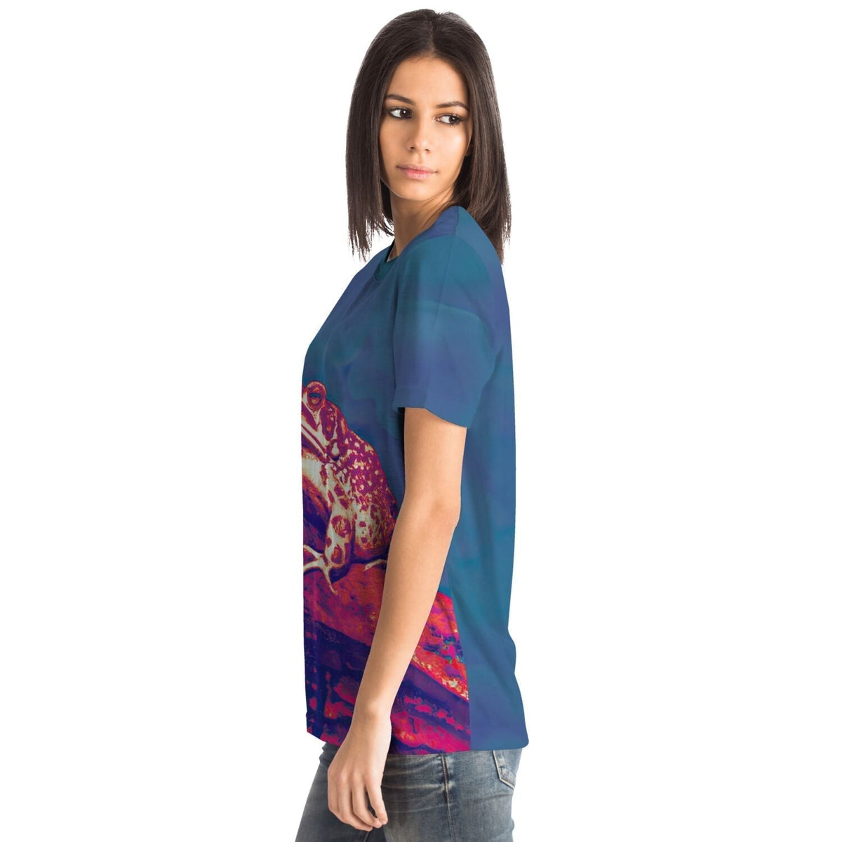 DMT Toad in the Sonoran Desert | Bufo Alvarius, DMT Psychedelic (Weed, 420) Digital Art T-Shirt