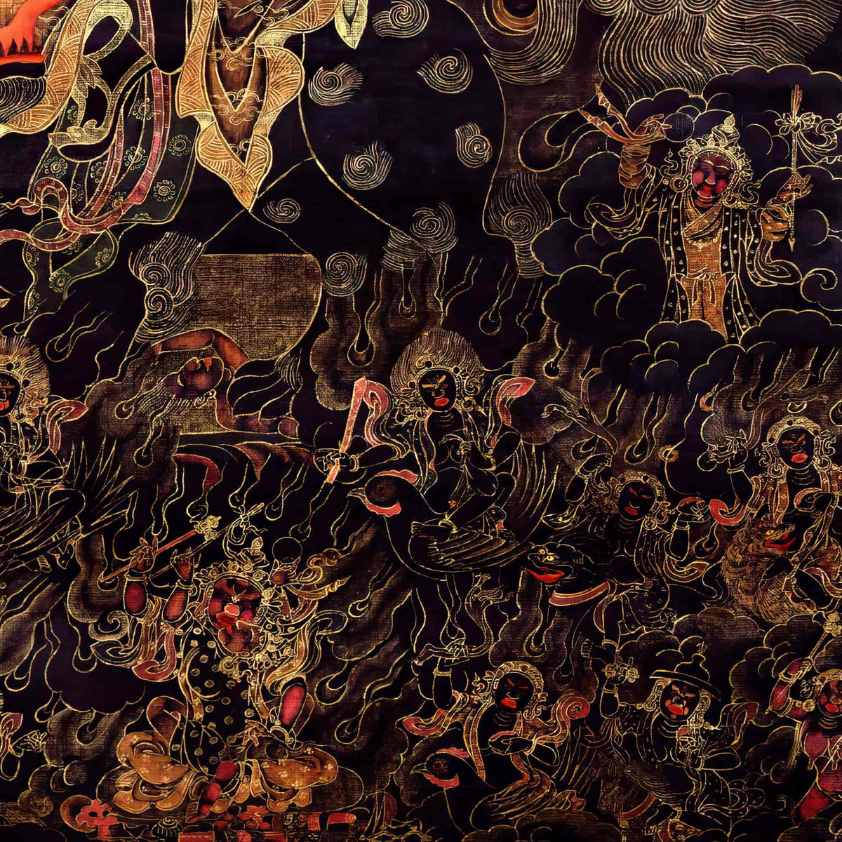 Dorje Legpa (Lekpa) Tibetan Buddhist Deity, Dharma Protector, Guru Rinpoche, Padmasambhava Graphic Art T-Shirt