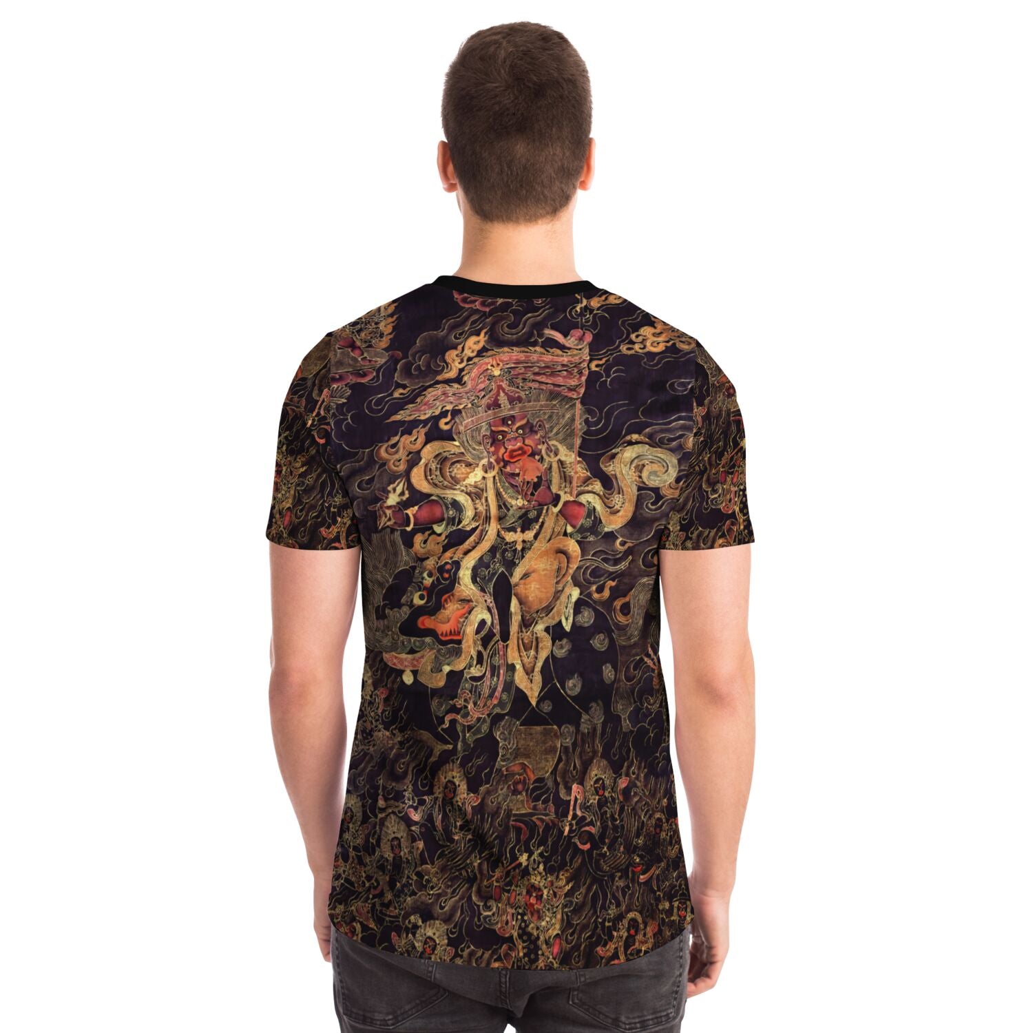 Dorje Legpa (Lekpa) Tibetan Buddhist Deity, Dharma Protector, Guru Rinpoche, Padmasambhava Graphic Art T-Shirt