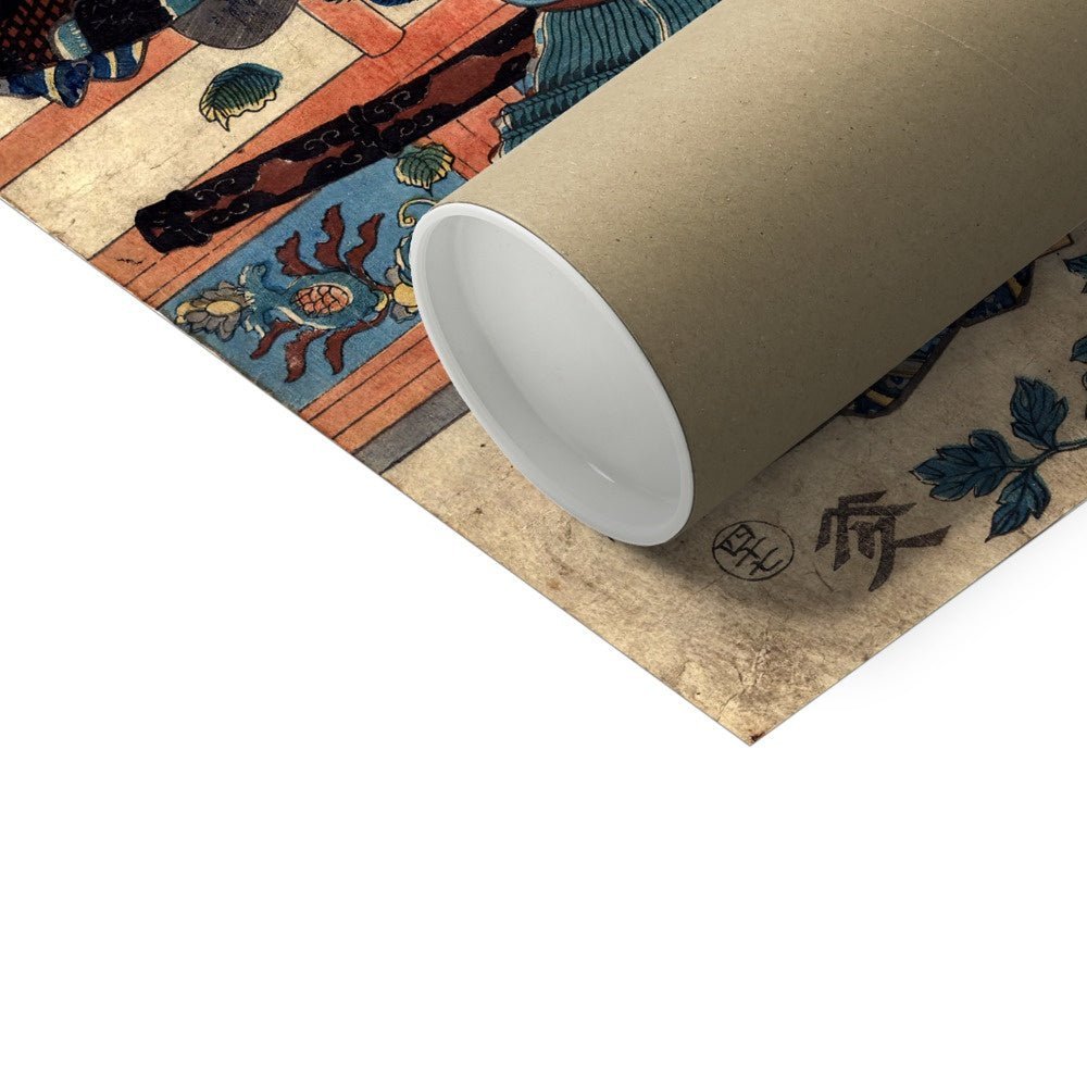 Epic Heroes of the Taiheiki | 50 Japanese Warriors, Ronin, Shoguns, Samurai Battles | Vintage Ukiyo-e Kuniyoshi Fine Art Print