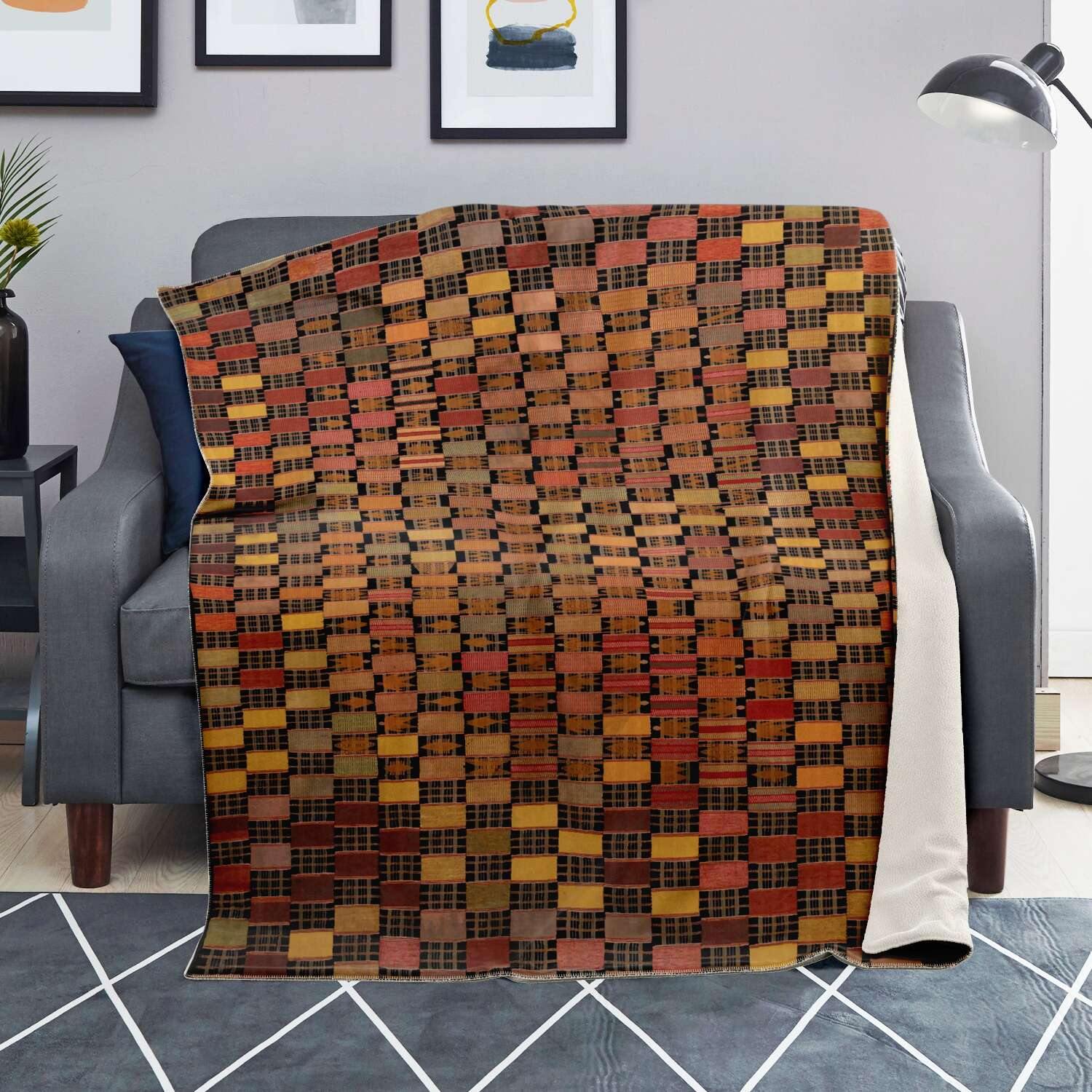 EWE CULTURE TRADITIONAL DESIGN | Sherpa Fleece Blanket