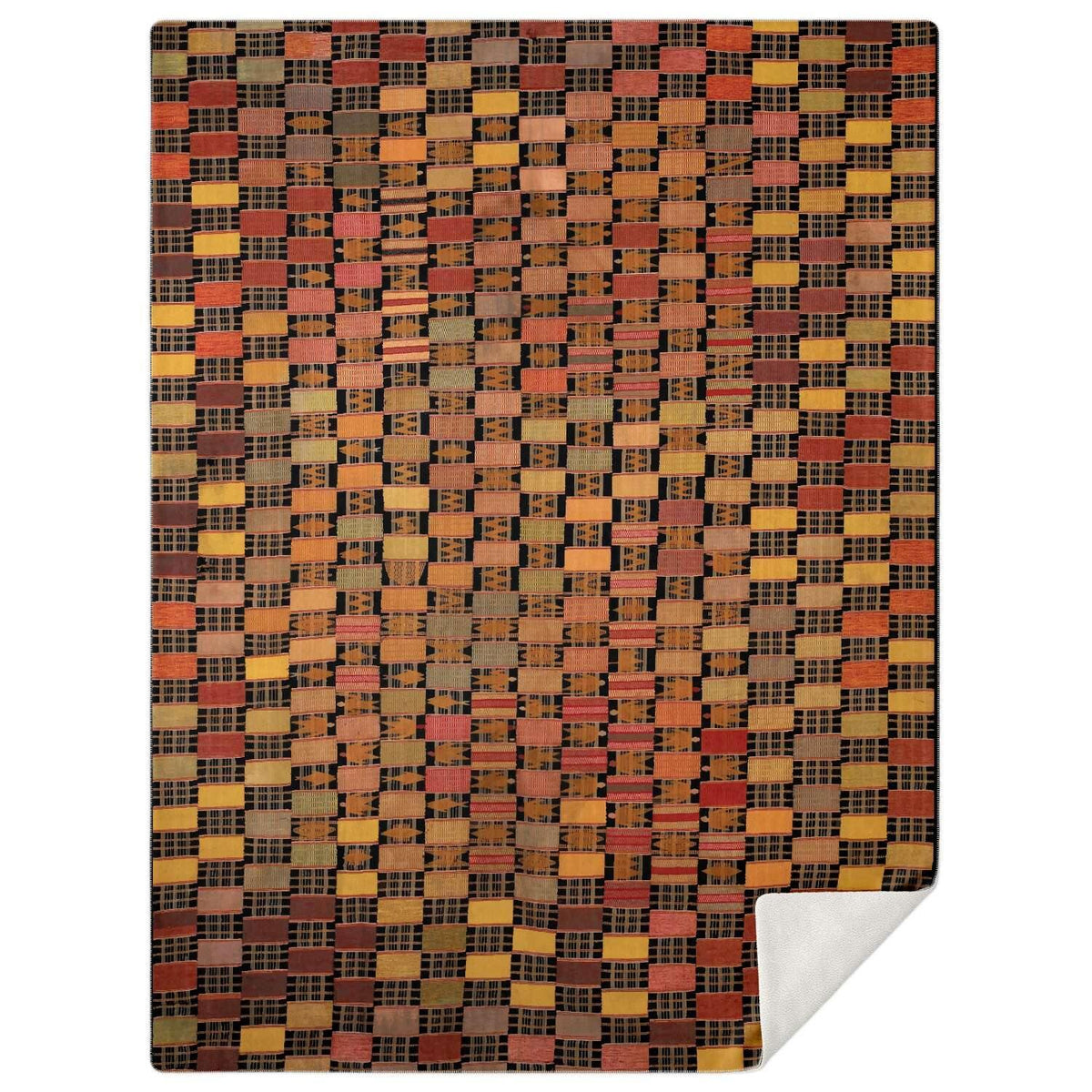 EWE CULTURE TRADITIONAL DESIGN | Sherpa Fleece Blanket