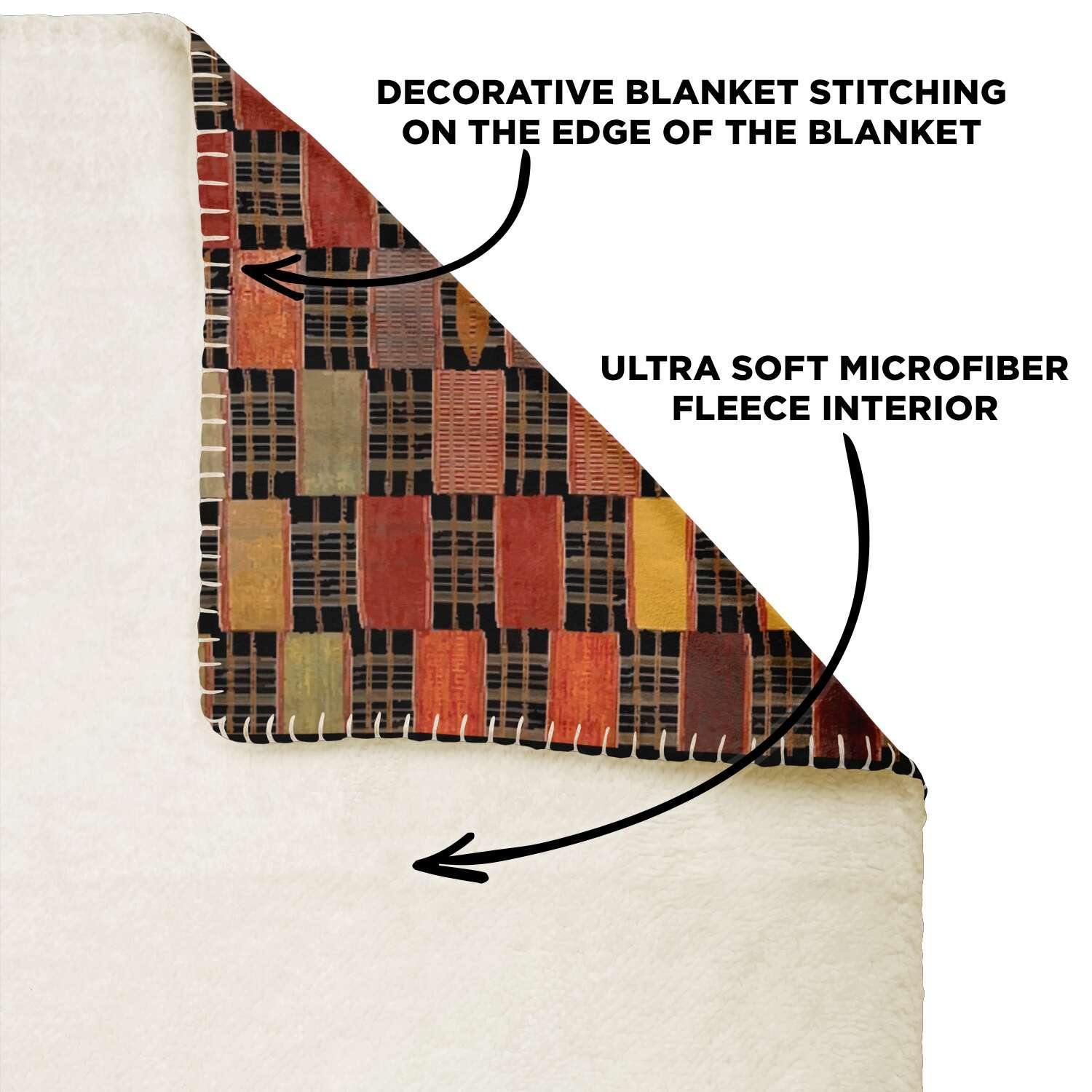 EWE CULTURE TRADITIONAL DESIGN | Sherpa Fleece Blanket