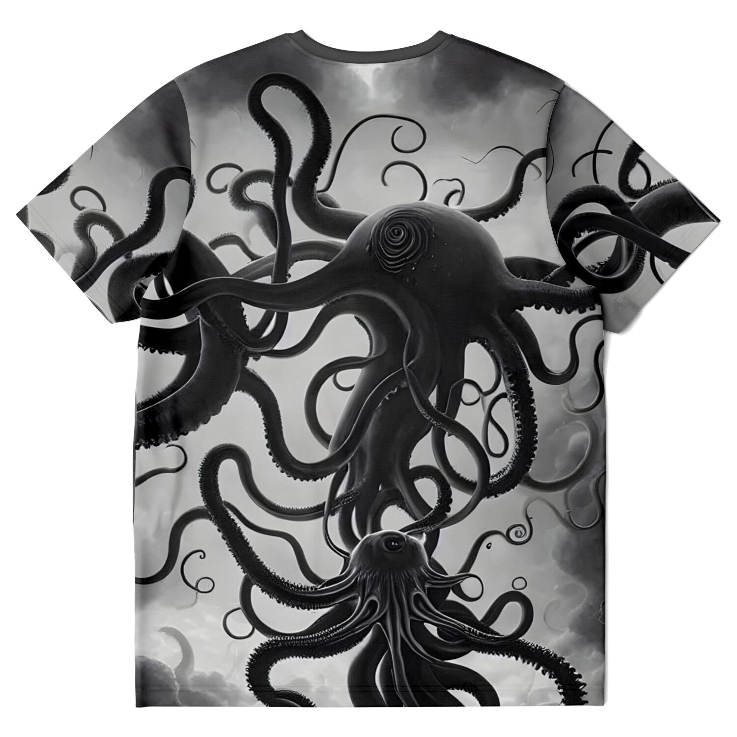 T-shirt XS Extraterrestrial Octopus Original Art | Alien Invasion, War of the Worlds | Lovecraft Cthulhu | Surreal Art T-Shirt