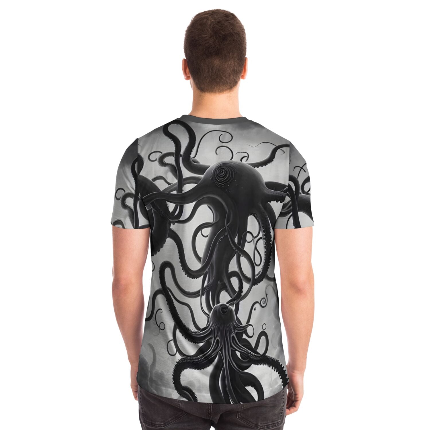 T-shirt Extraterrestrial Octopus Original Art | Alien Invasion, War of the Worlds | Lovecraft Cthulhu | Surreal Art T-Shirt