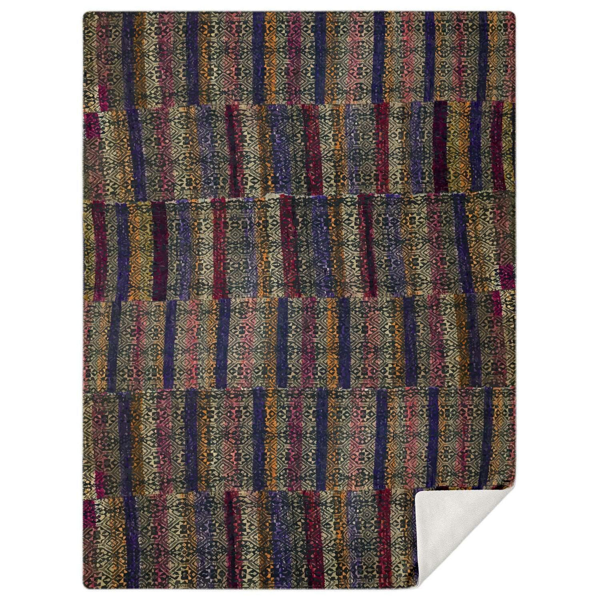 Fleece Blanket - African Maasai Culture Design (Tanzania)