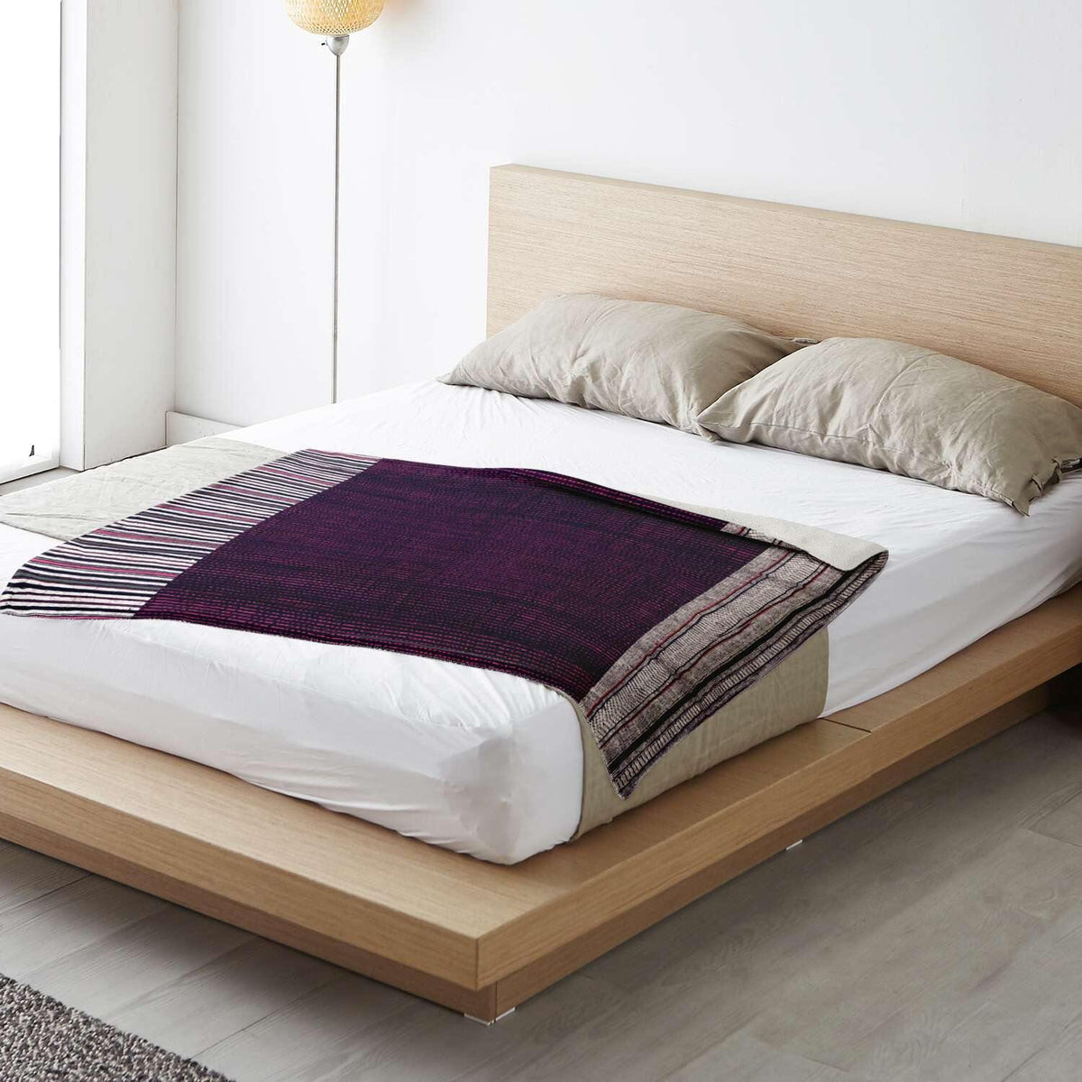 Fleece Blanket, Antique Laos Traditional Design