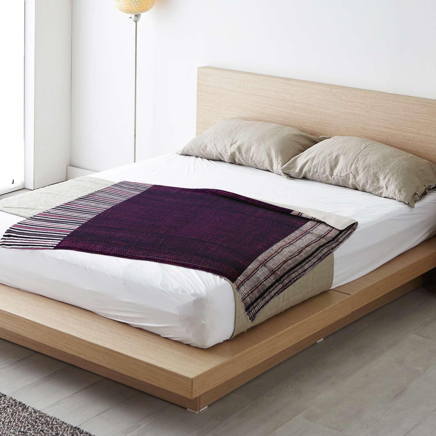 Fleece Blanket, Antique Laos Traditional Design