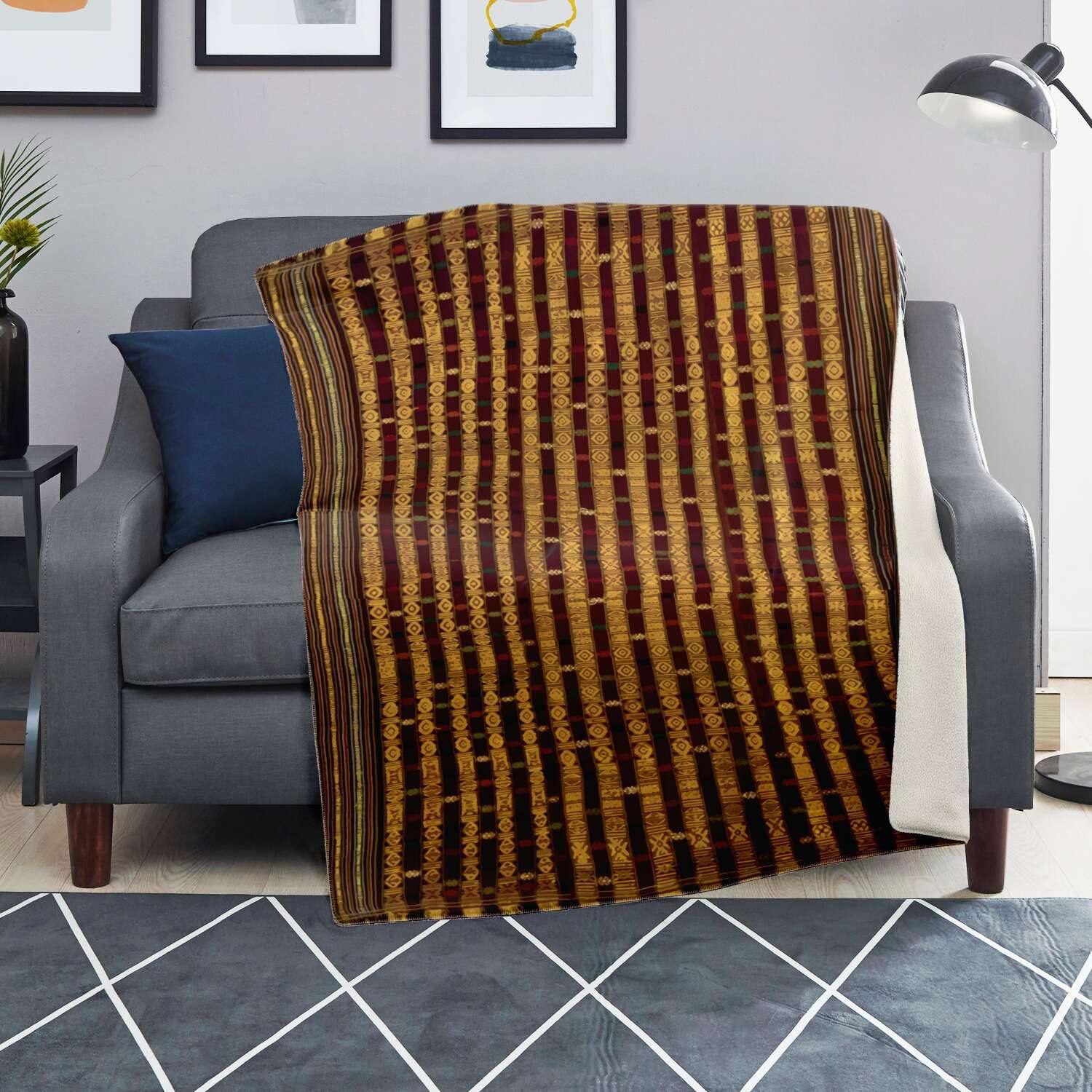 Fleece Blanket: Kira Culture (Bhutan) Traditional Design