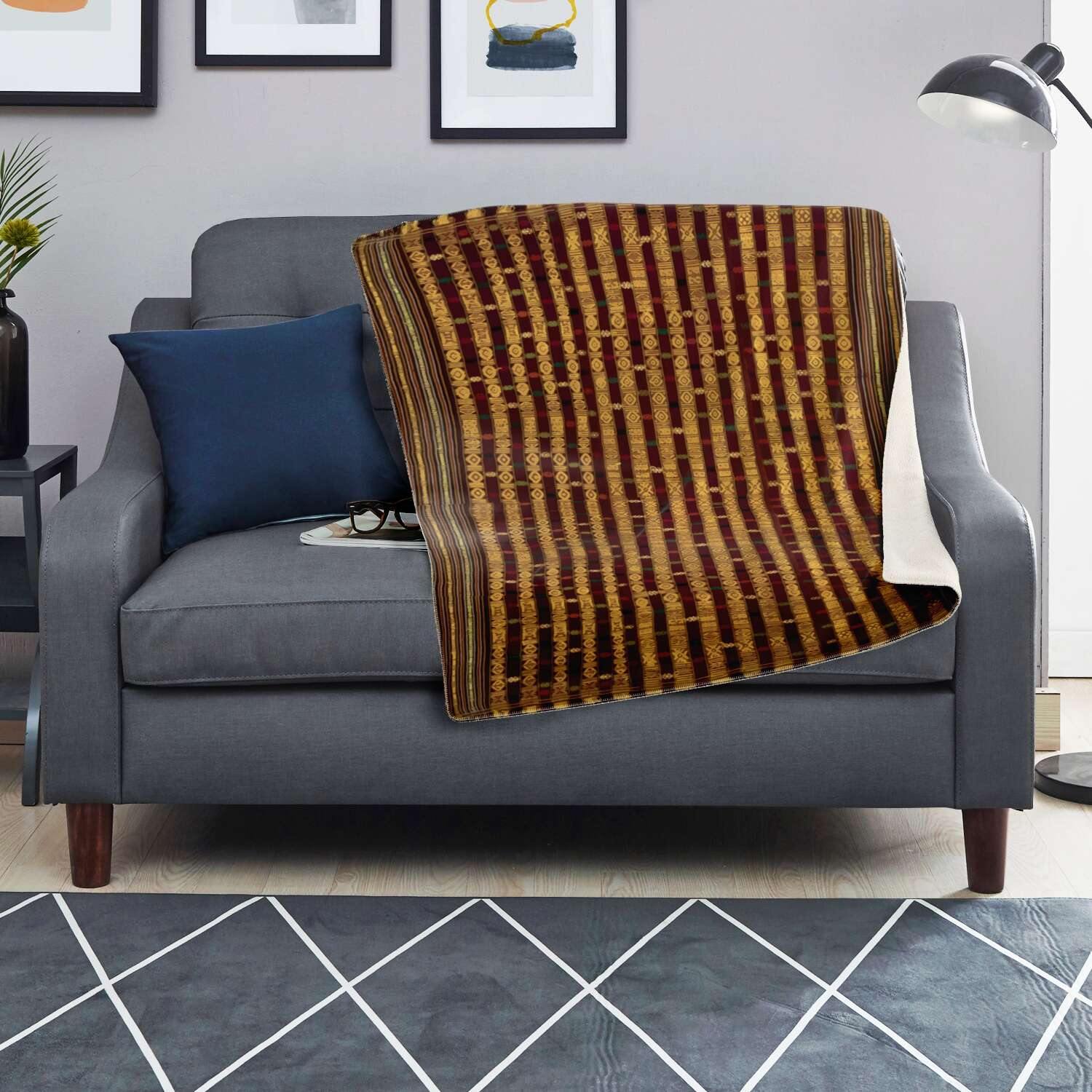 Fleece Blanket: Kira Culture (Bhutan) Traditional Design