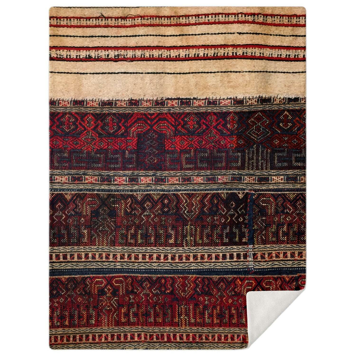 Fleece Blanket - Li Culture Traditional Woven Design