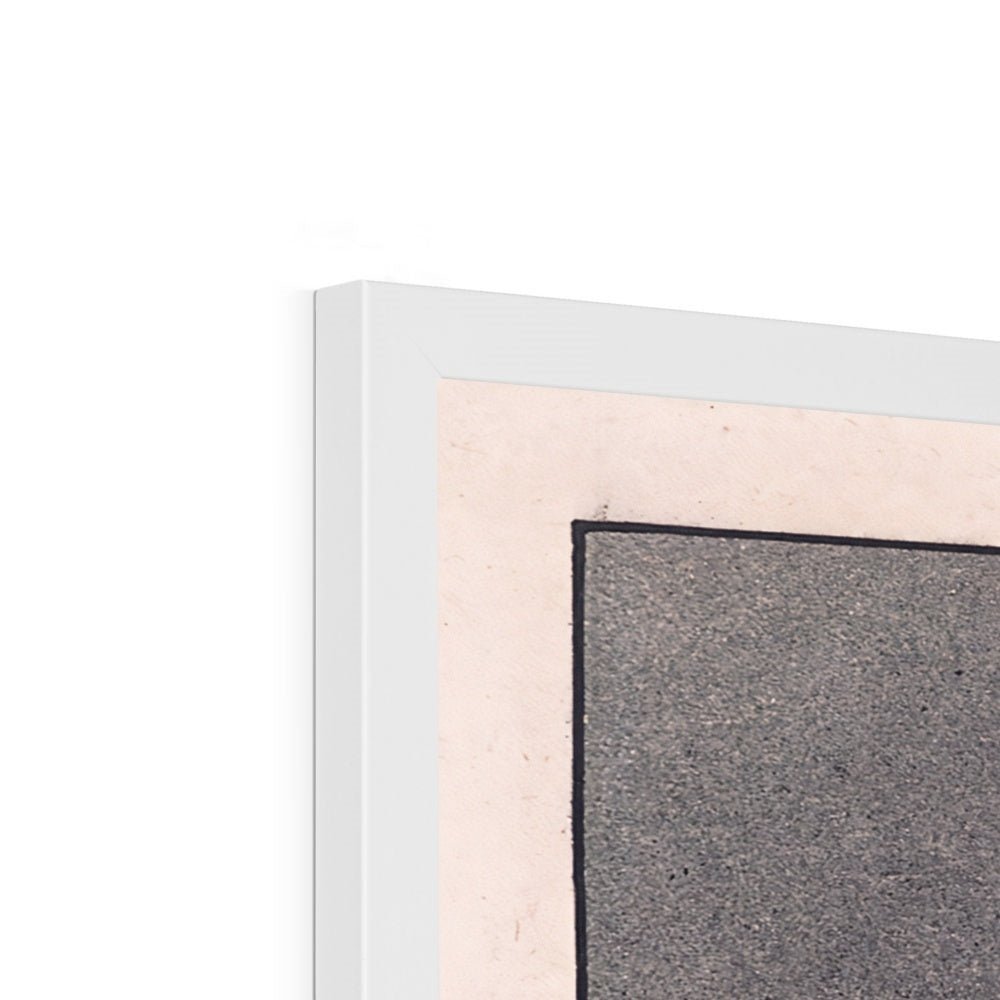 Framed Alfred Kubin - Into The Unknown Symbolist Surreal Wall Art Antique Gothic Supernatural Decor Dark Occult Framed Art Print