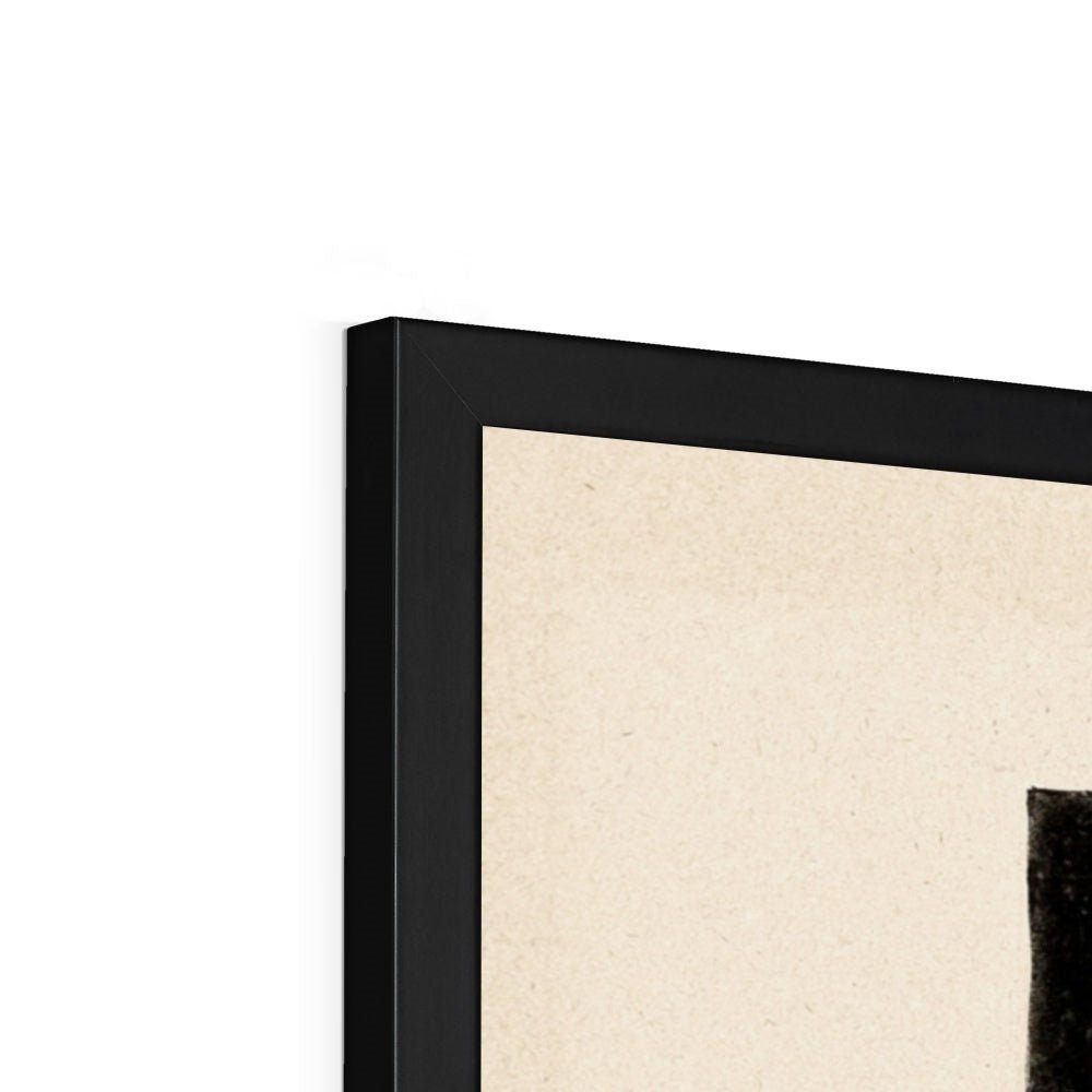 Framed Alfred Kubin: The Past Forgotten, Swallowed, Symbolist Surrealist Occult Gothic Macabre Framed Art Print