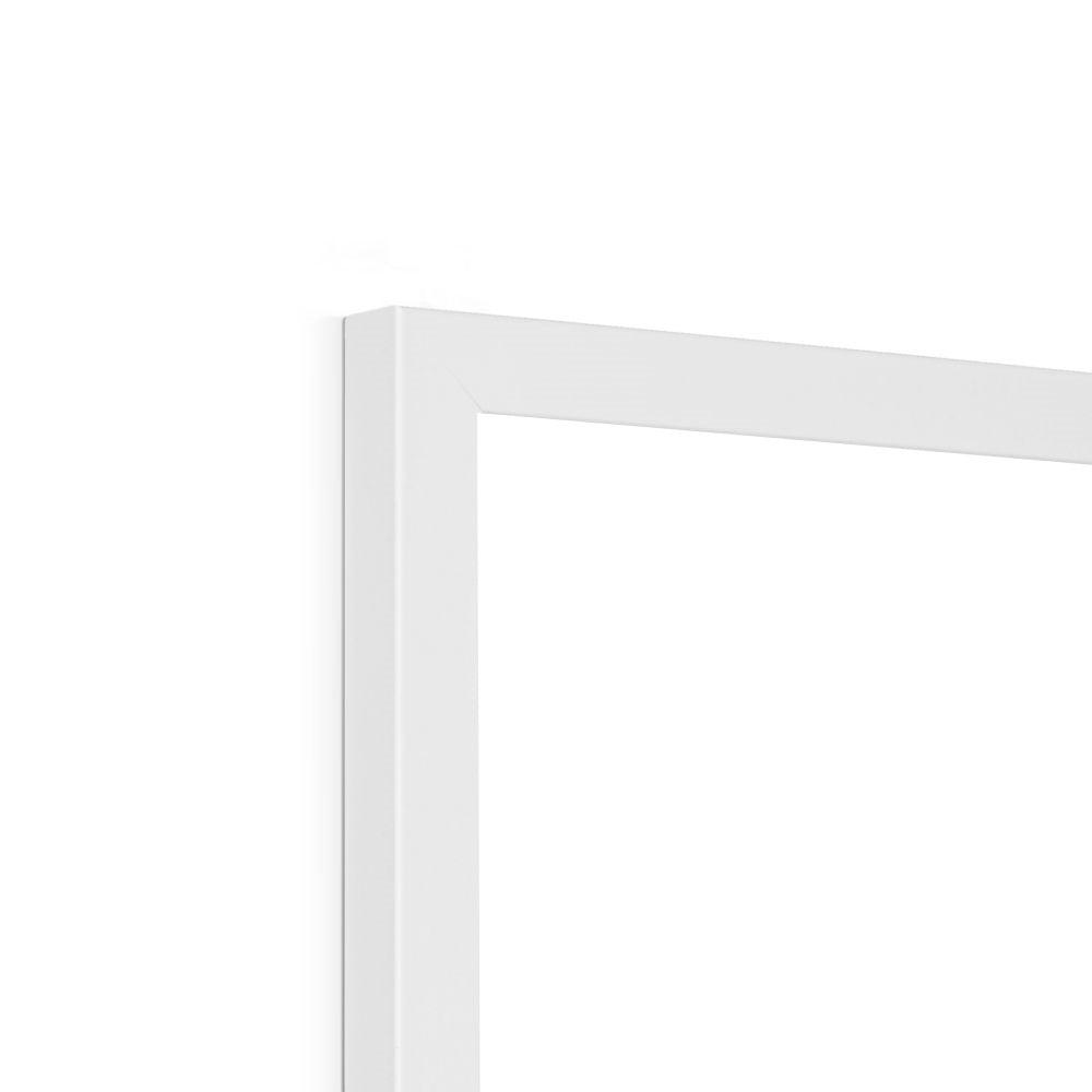 Framed Antique Vishnu, Brahma, Naga, Cosmic Creation Hindu Deity Yoga Yogic Vedic Ganesha Krishna Vishnu Cosmology Framed Art Print