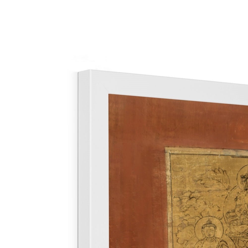 Framed Avalokiteshvara Buddha of Compassion | Guan Yin, Kuan Yin Bodhisattva | Meditation Mindfulness Yoga Framed Art Print