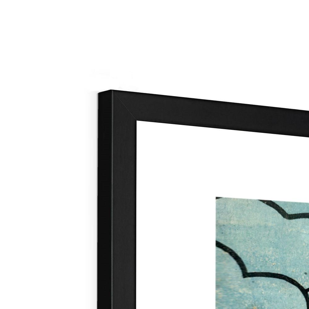 Framed Japanese Jiraiya Jiraya Giant Frog Toad Ninja Samurai Ukiyo-e Art Print