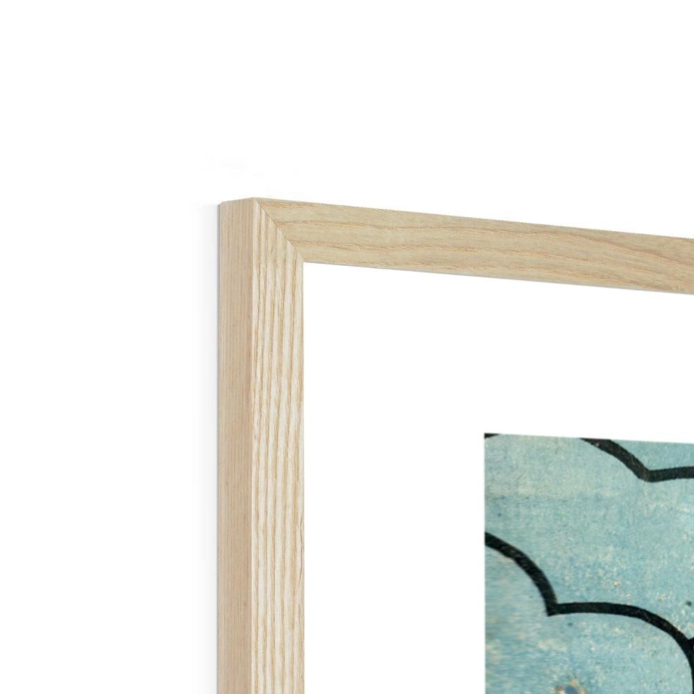 Framed Japanese Jiraiya Jiraya Giant Frog Toad Ninja Samurai Ukiyo-e Art Print