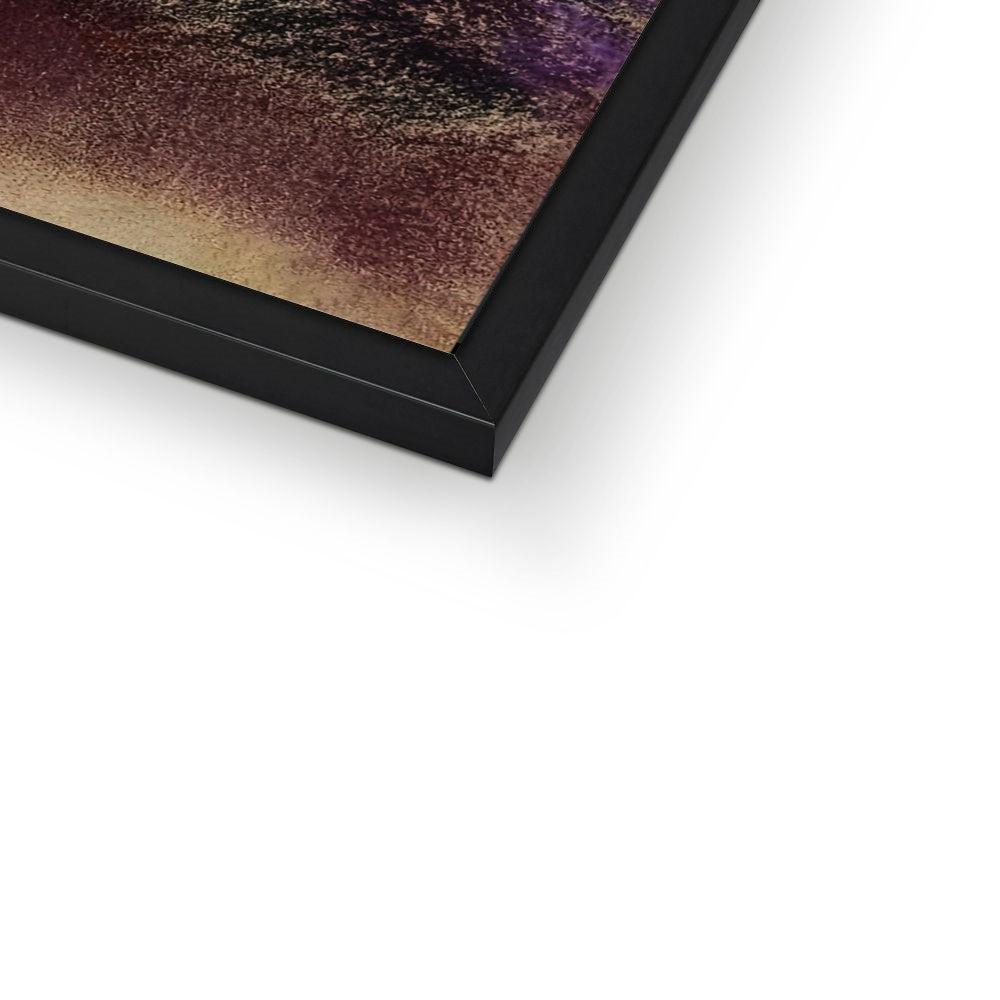 Framed Purple Orpheus | Greek Mythology Literary Tragedy | Odilon Redon Symbolist Surrealist Power of Music Framed Art Print