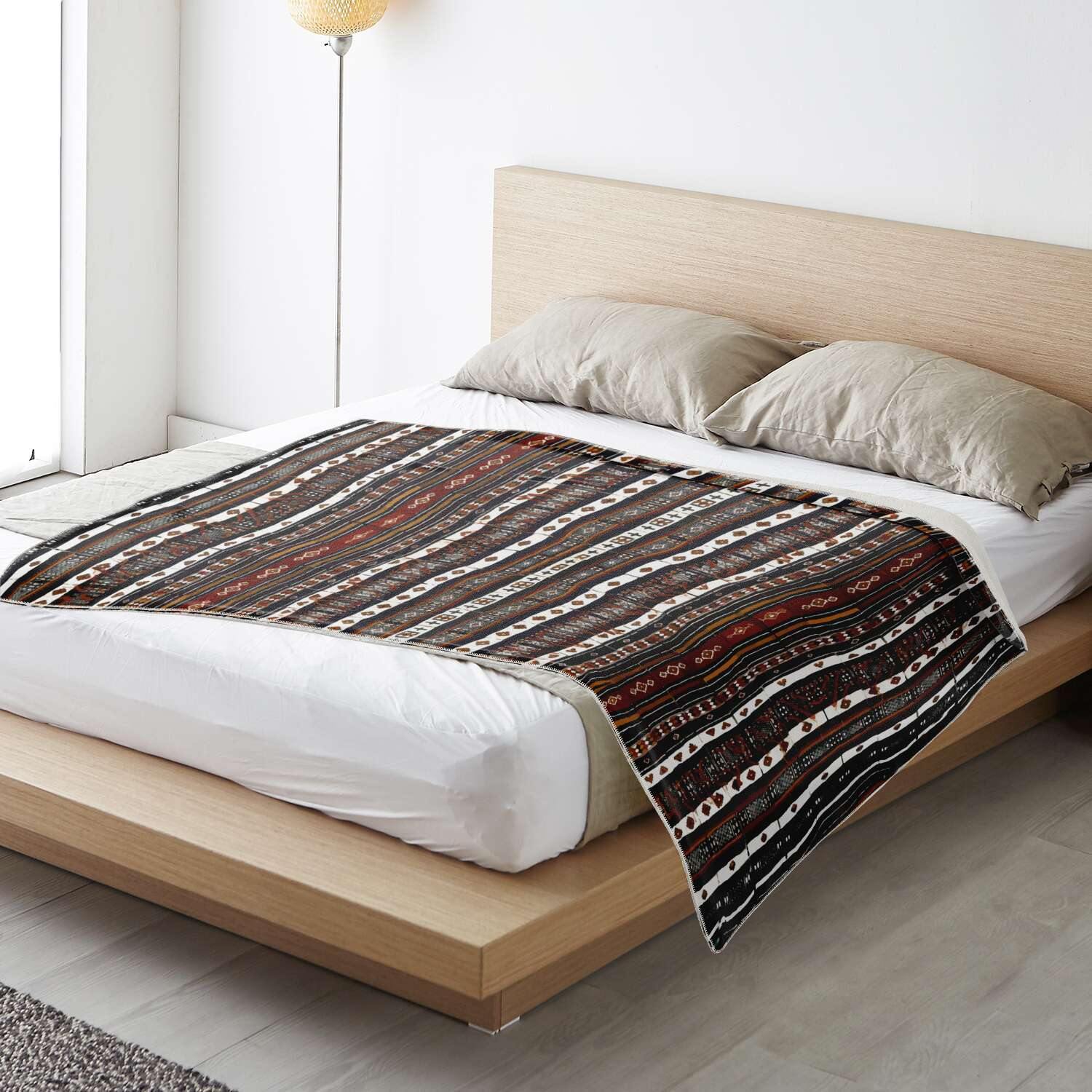 Fulani Culture Blanket Design | Sherpa Textile Fleece Blanket