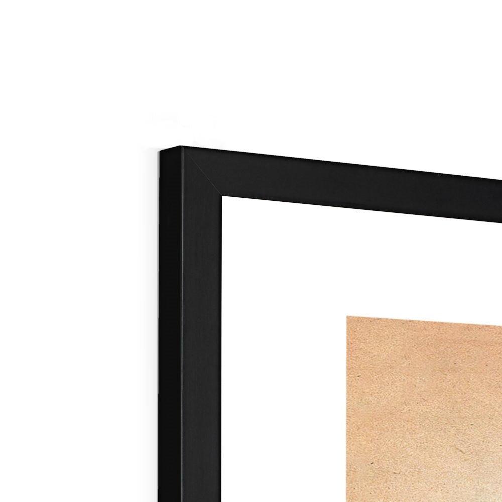 Ganesha Kalighat 19th Century Painting | Ganapati Wisdom Indian Hindu Knowlege Deity Framed Art Print