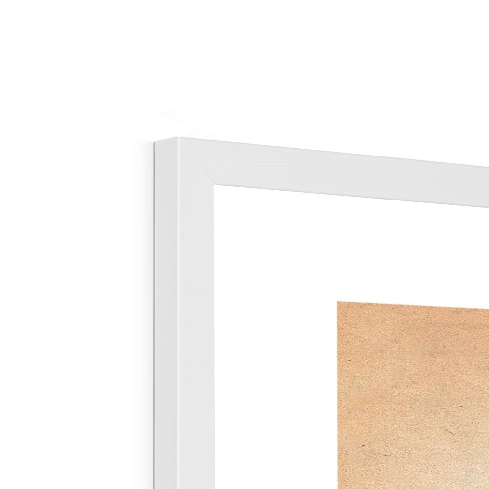 Ganesha Kalighat 19th Century Painting | Ganapati Wisdom Indian Hindu Knowlege Deity Framed Art Print